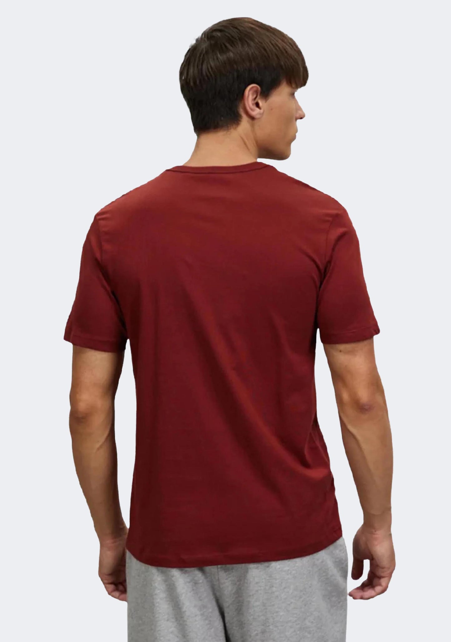Champion Men's Script Logo Short Sleeve Tee Red/Brown