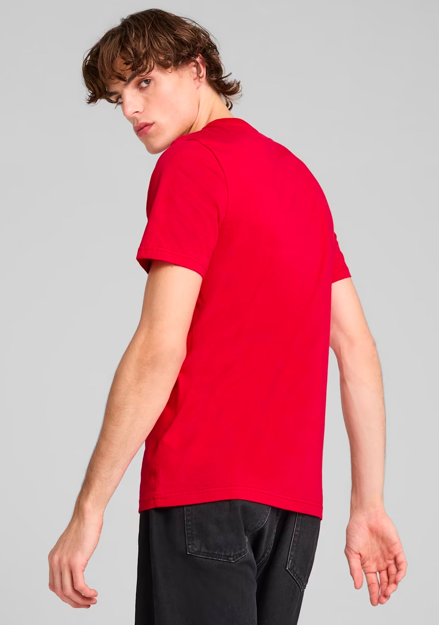 Puma Men's Scuderia Ferrari Race Coloured Big Shield T-Shirt