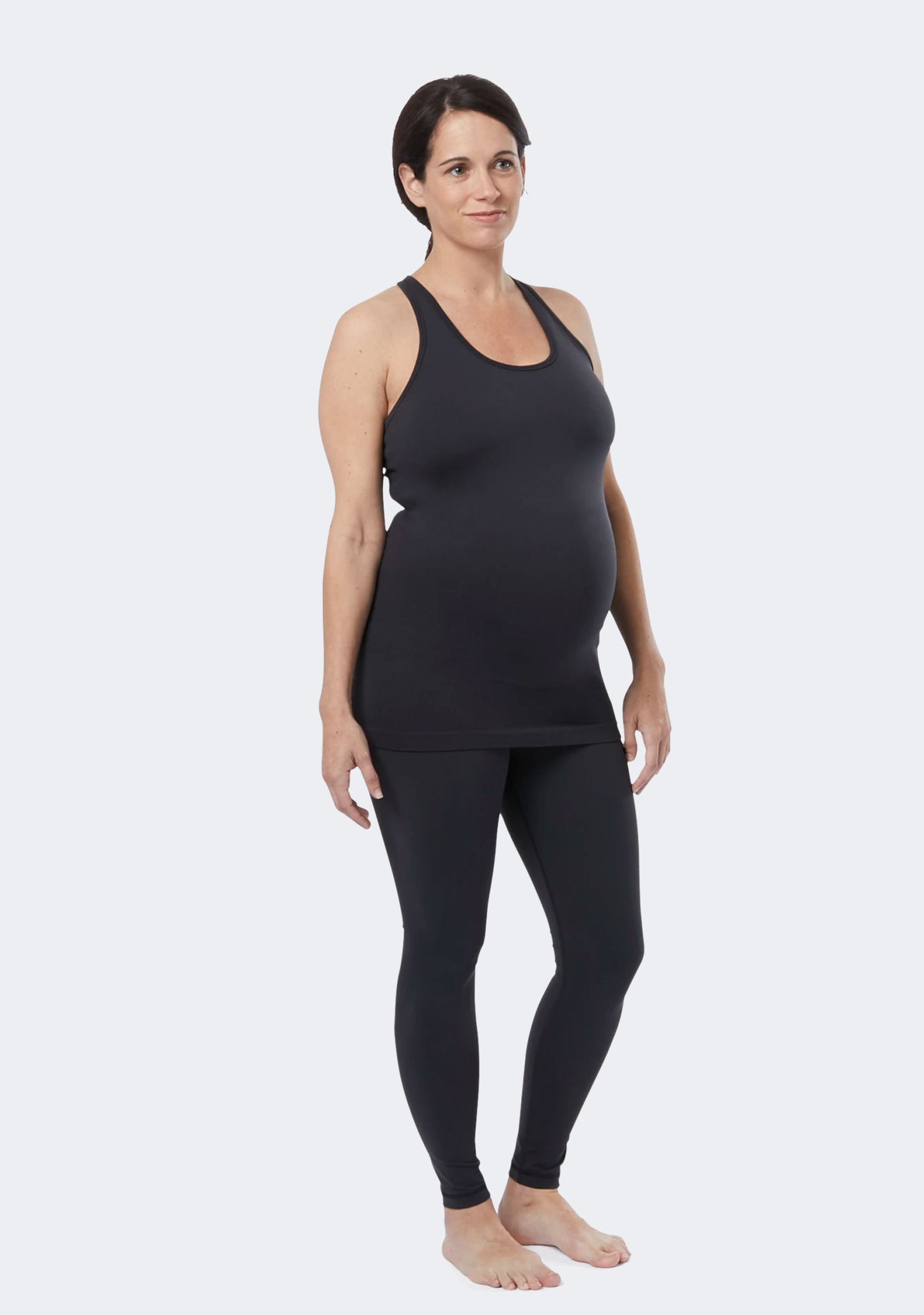 Reebok Womens Seamless Maternity Tank Top