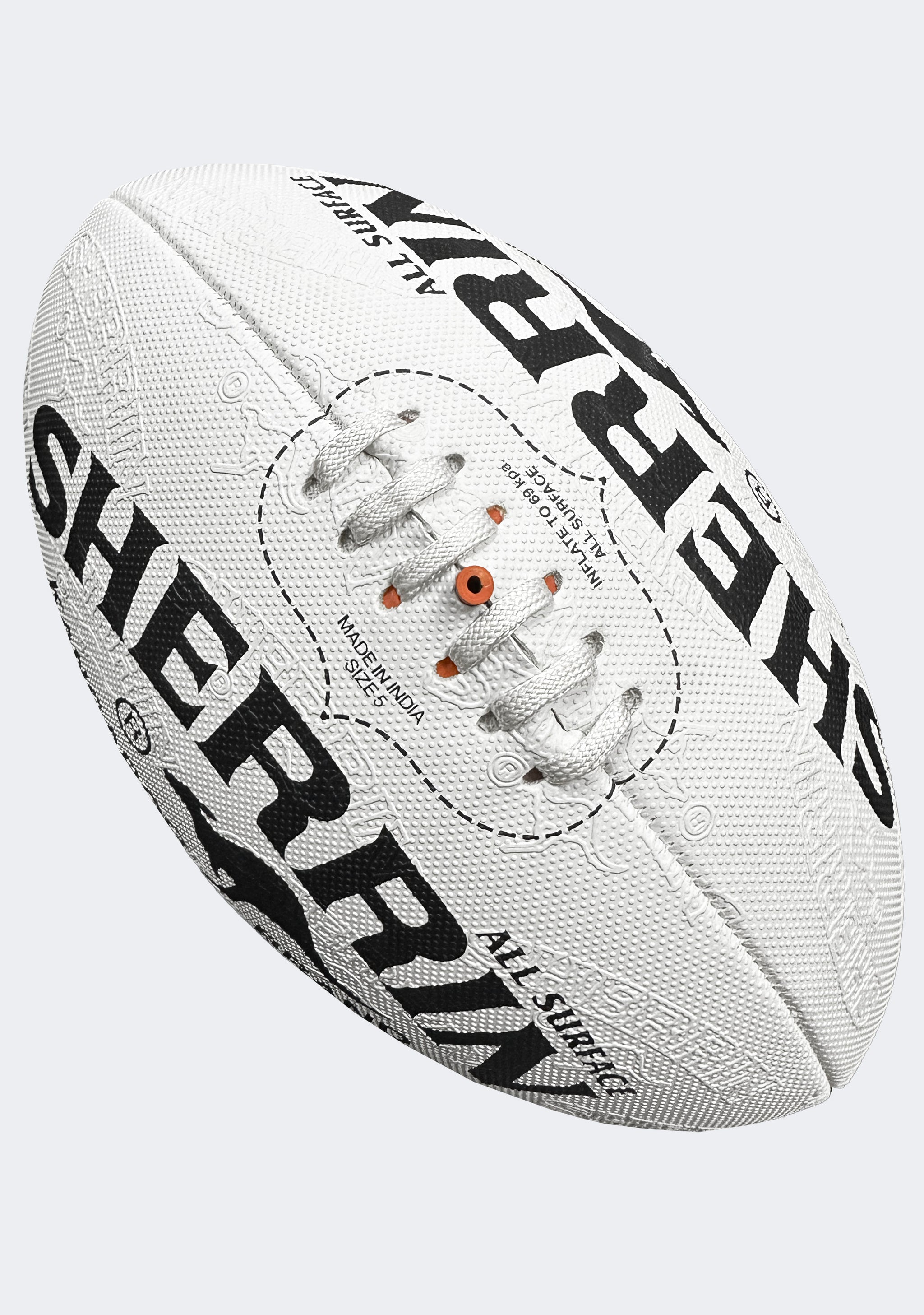Sherrin KB Match All Surface AFL Ball White