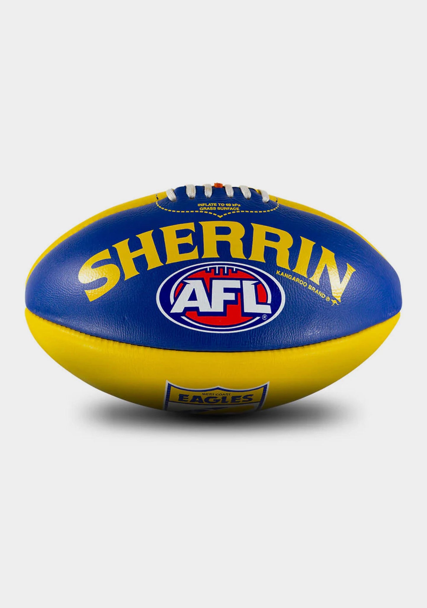 Sherrin West Coast Eagles Leather Football Size 5
