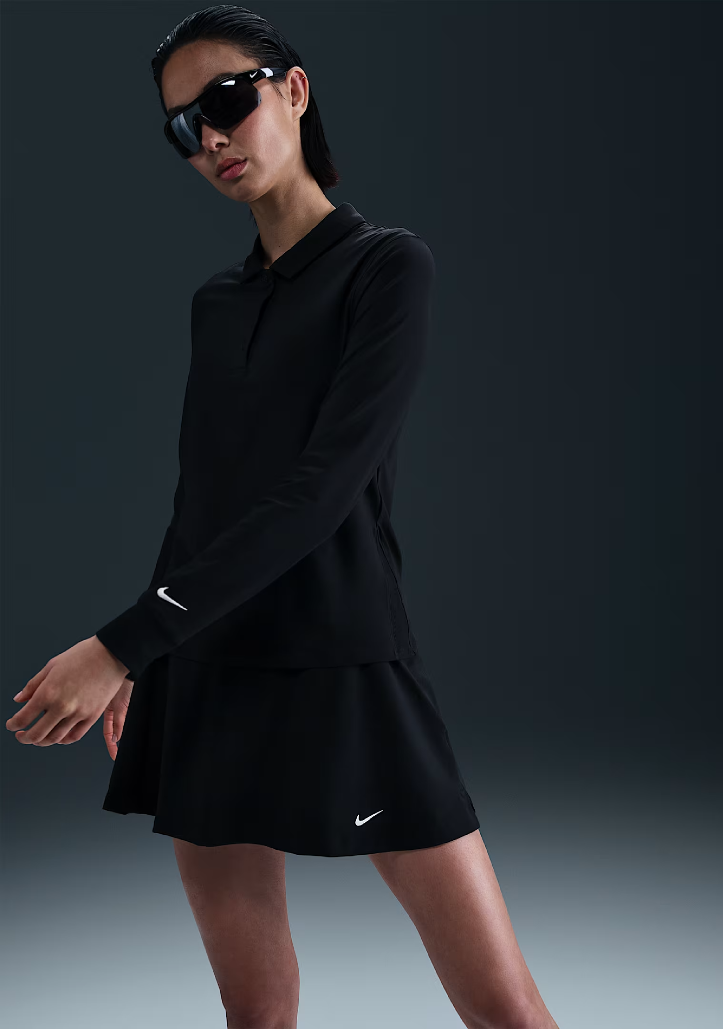 Nike Women's Victory Dri-FIT Long-Sleeve Polo