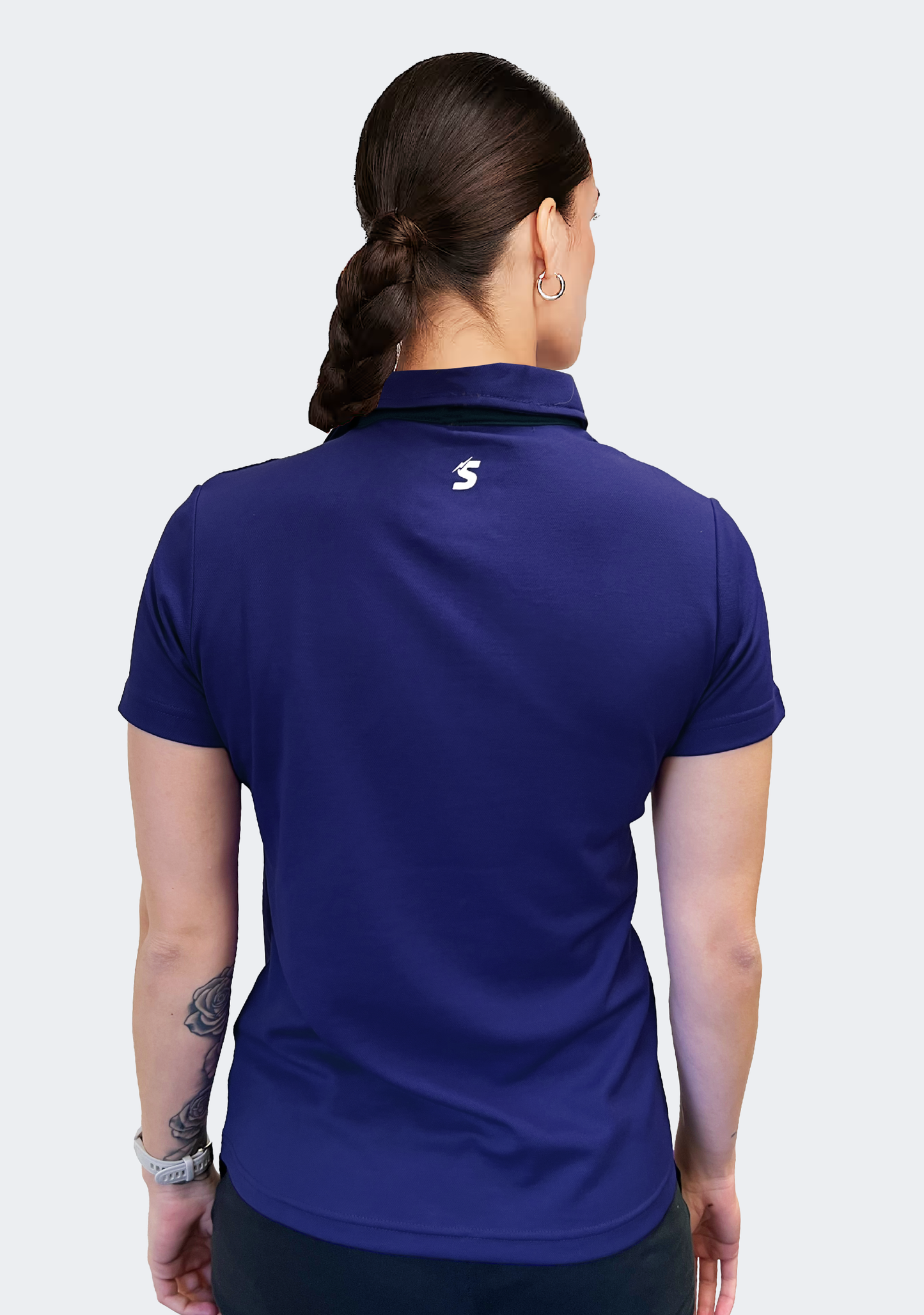 Castore Womens Melbourne Storm Players Media Polo Navy