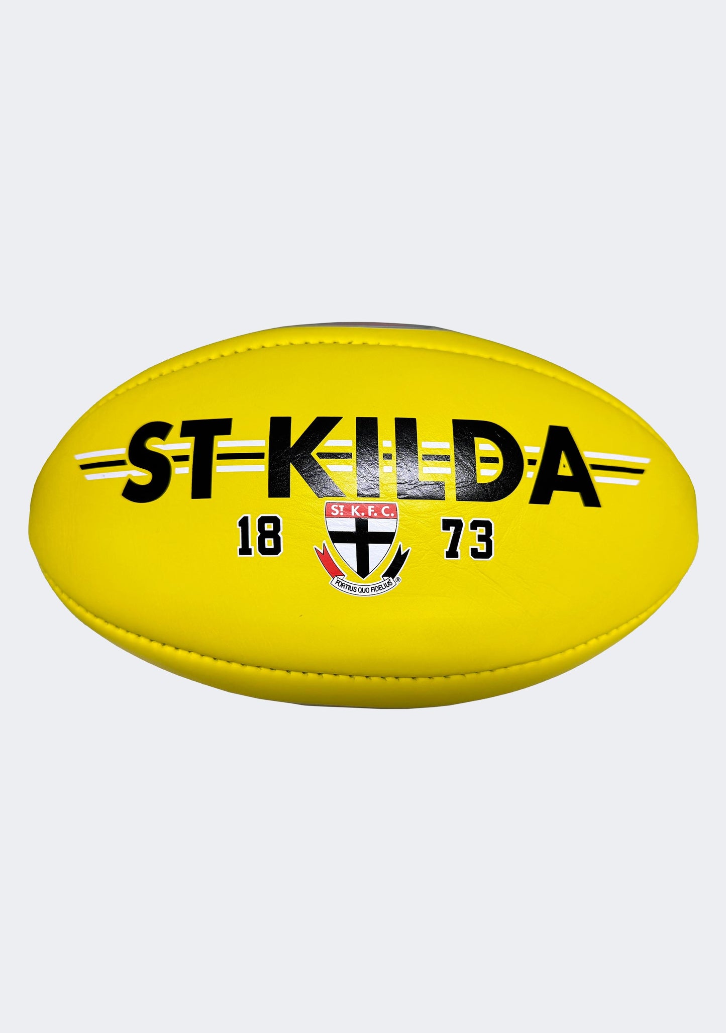 Sherrin AFL St Kilda Team Yellow Leather Football