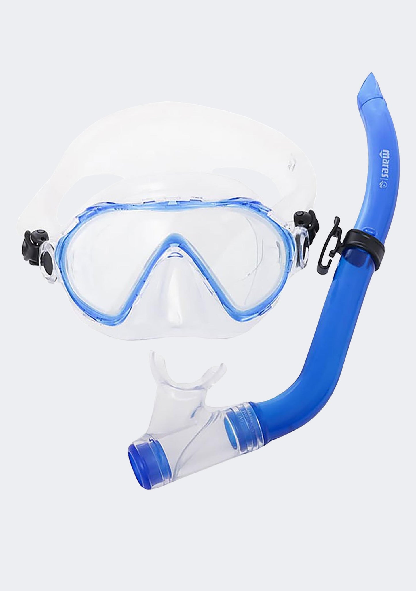 Mares Kids' Seahorse Allegra Snorkel and Fins Set Blue
