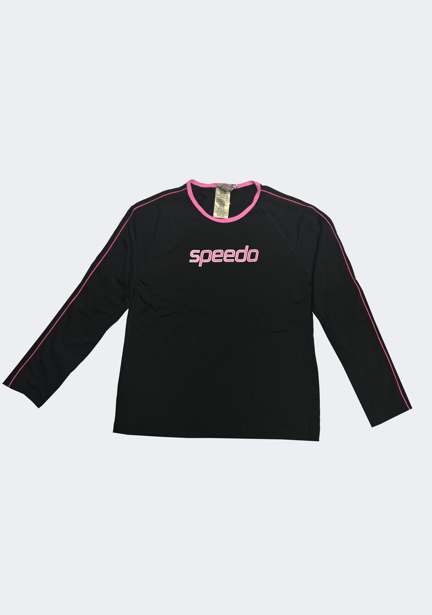 Speedo Girls’ Long Sleeve Logo Suntop