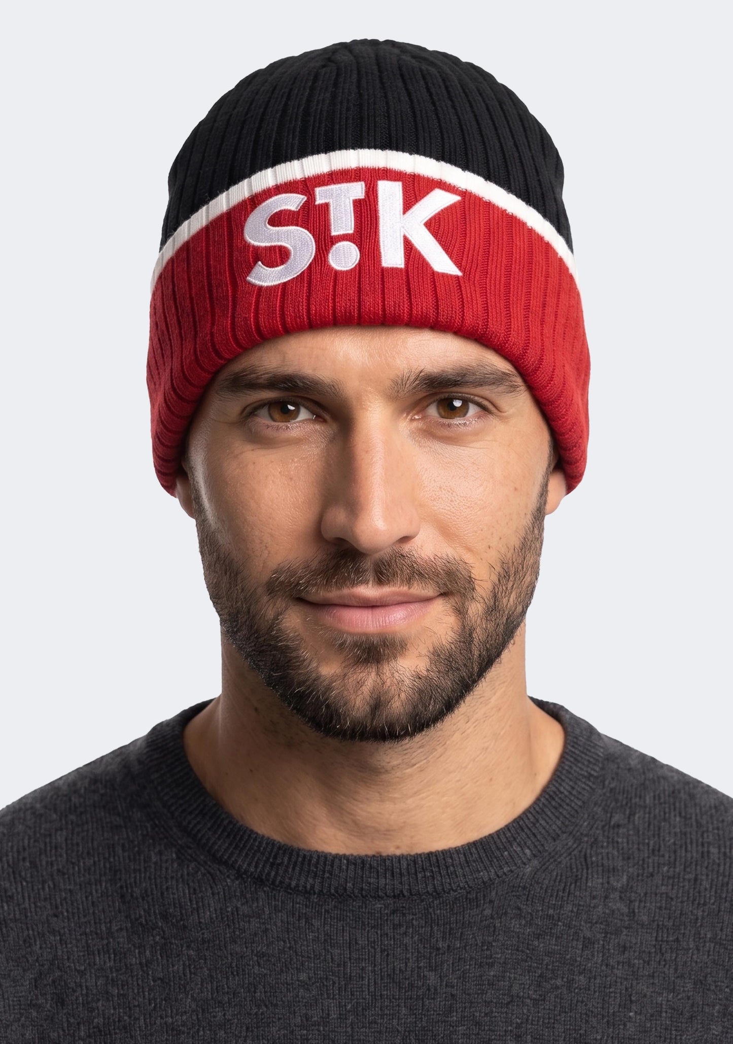 Sekem AFL Adults St Kilda Rib Beanie