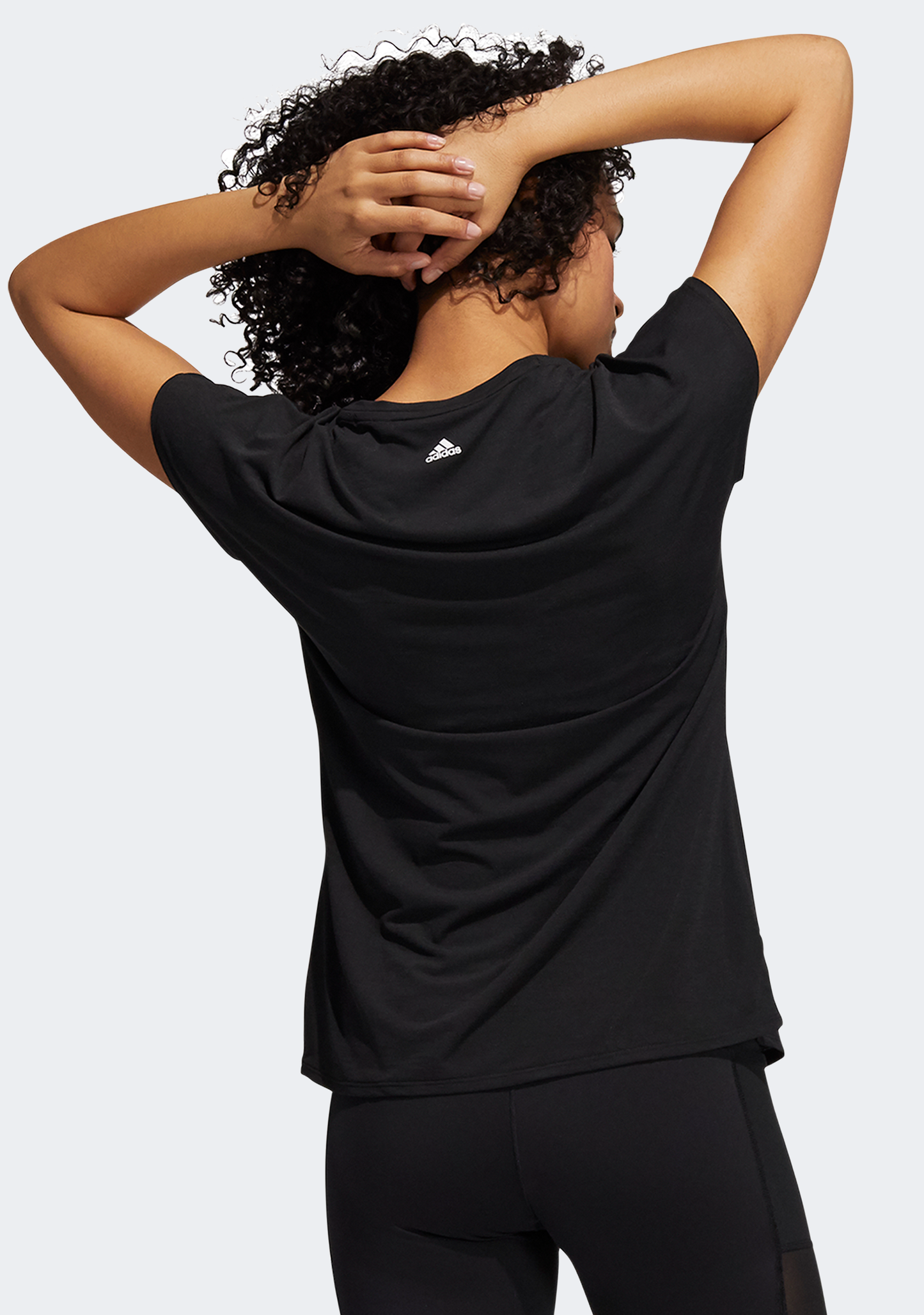 ADIDAS WOMENS 3 STRIPE TRAINING TEE