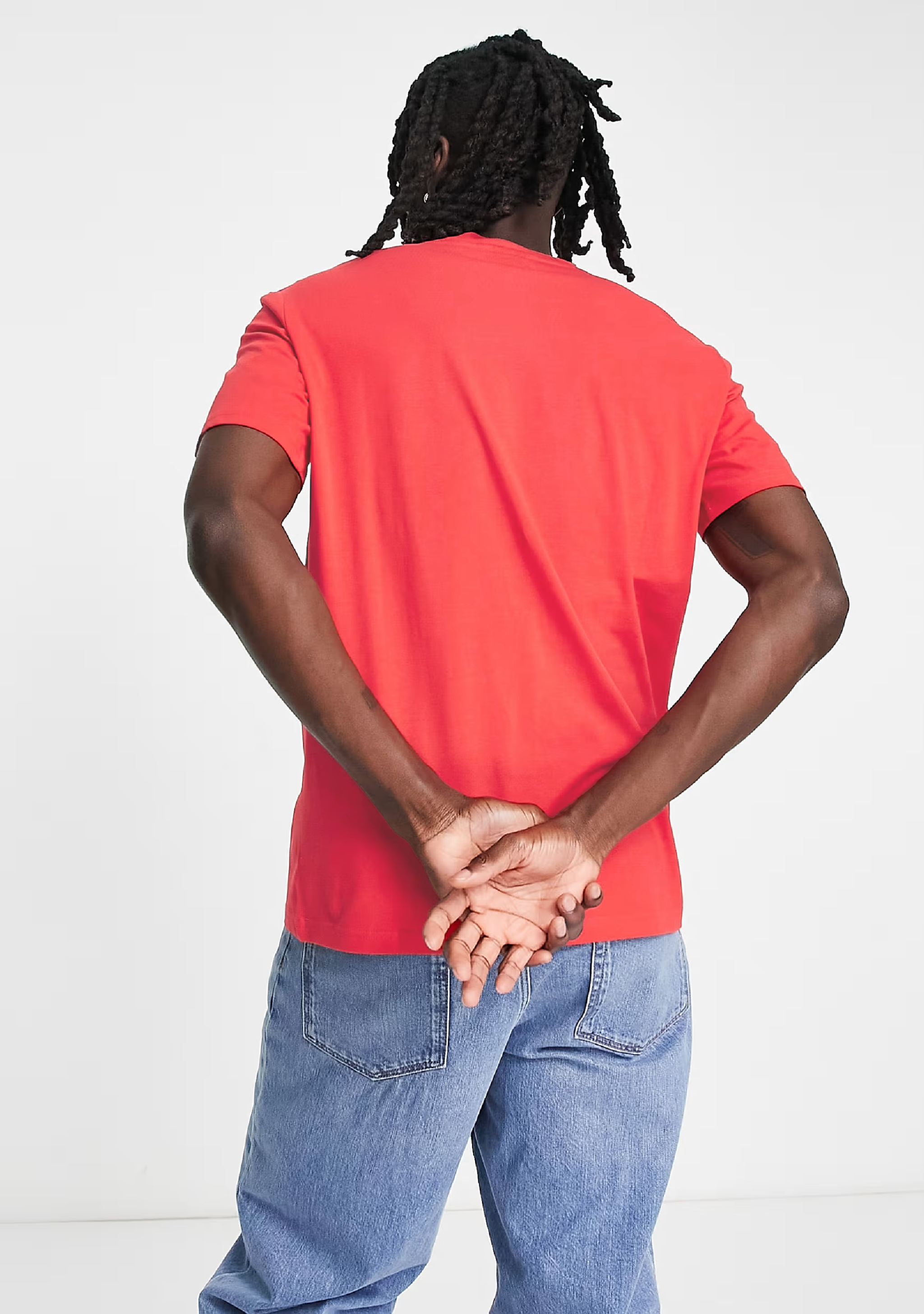 Champion Men's Script Logo Short Sleeve Tee Coral Bloom