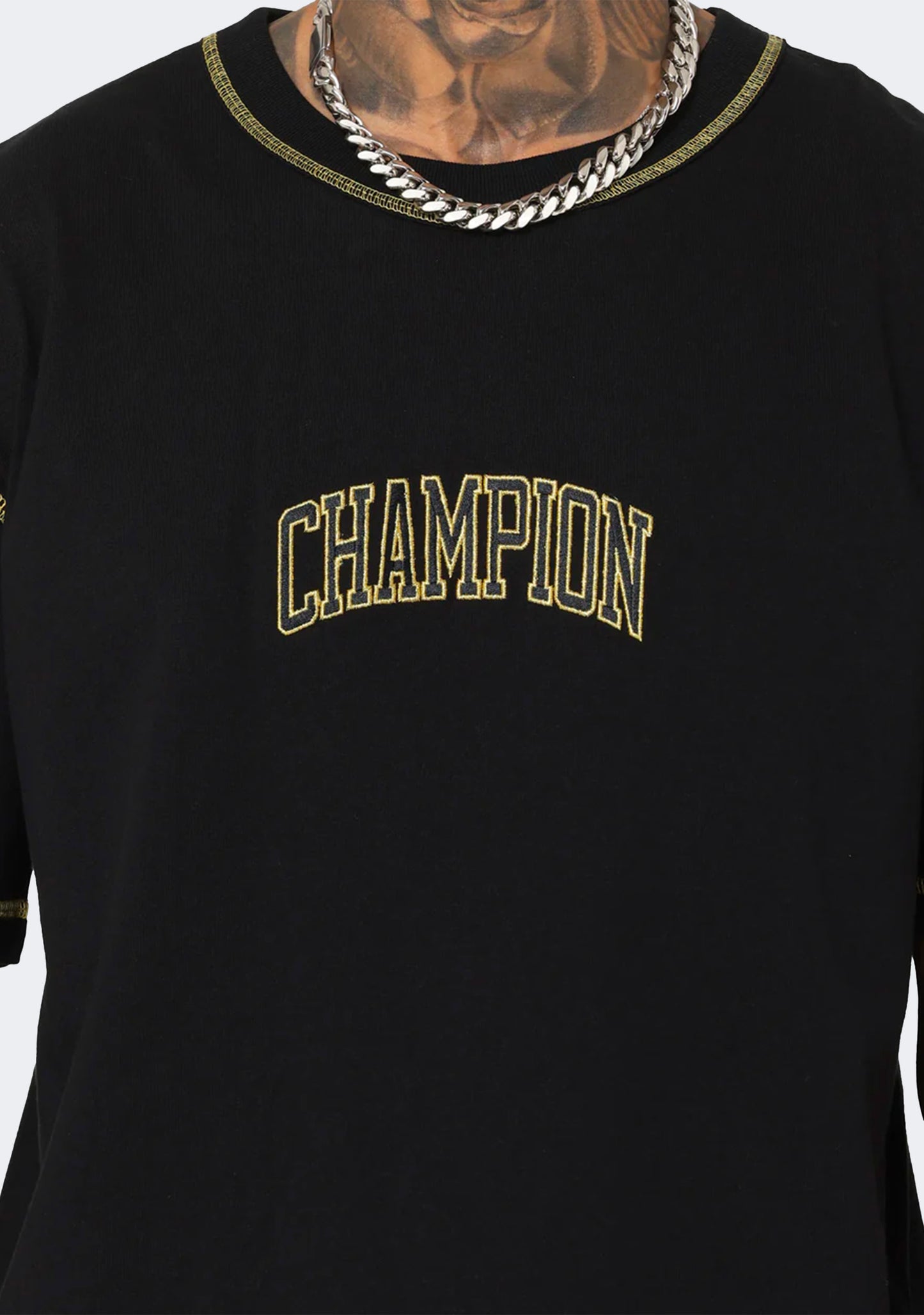 Champion Men's Heritage Contrast Stitch Tee