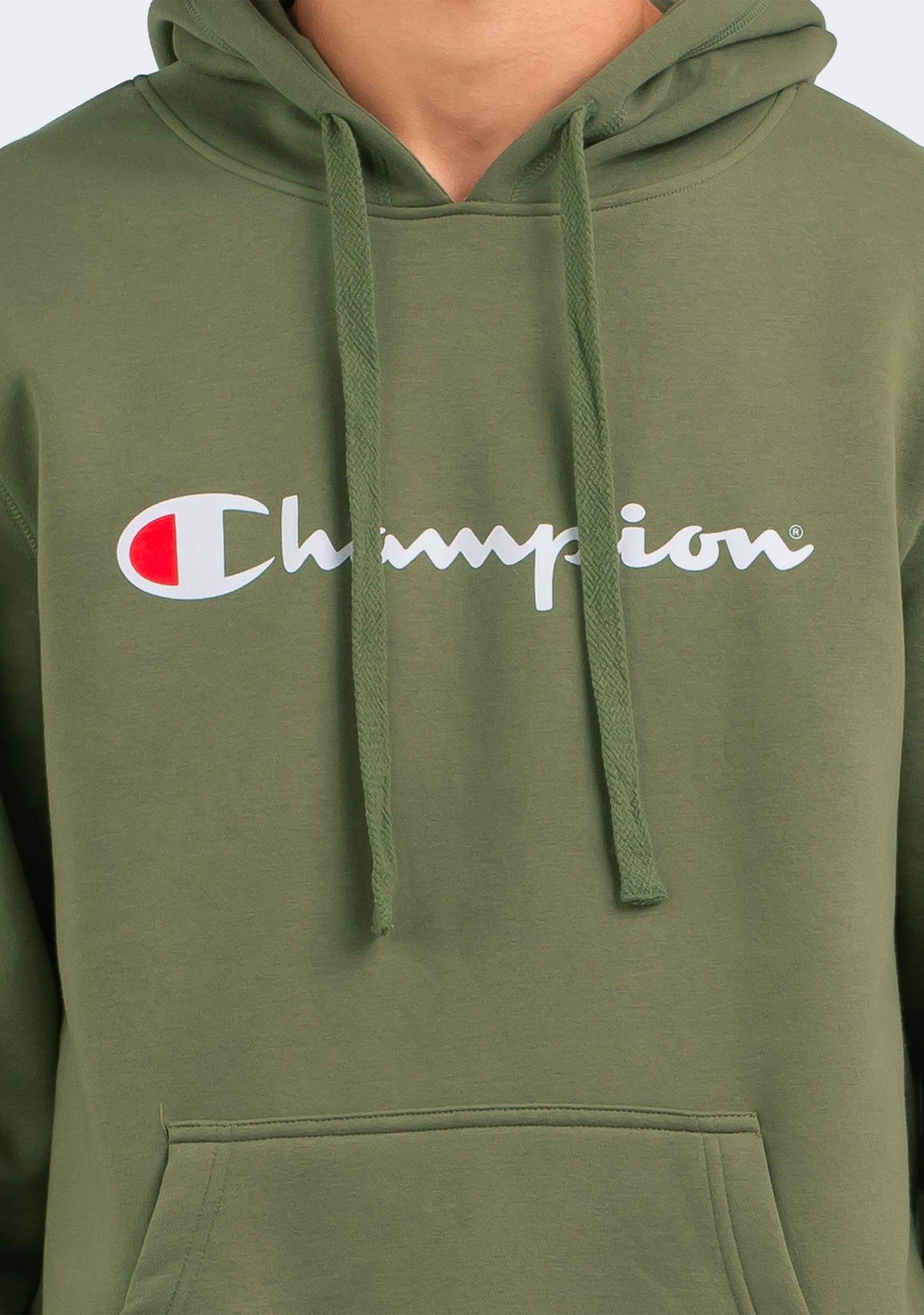 Champion Men's Script Hoodie Sea Moss
