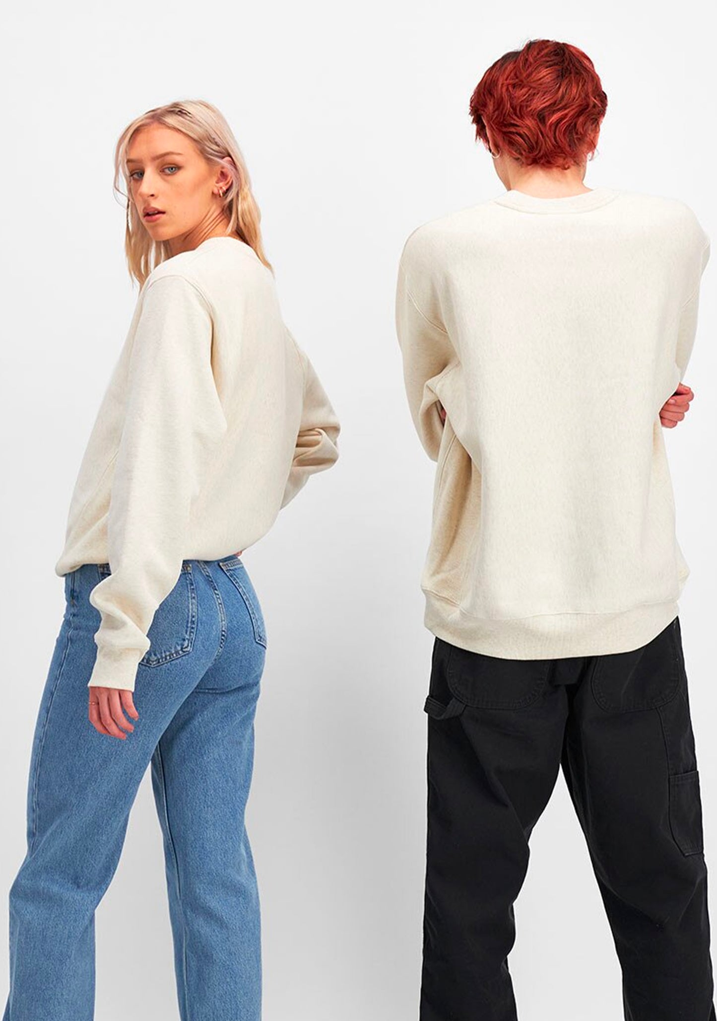 Champion Men's Reverse Weave Small C-Logo Crew
