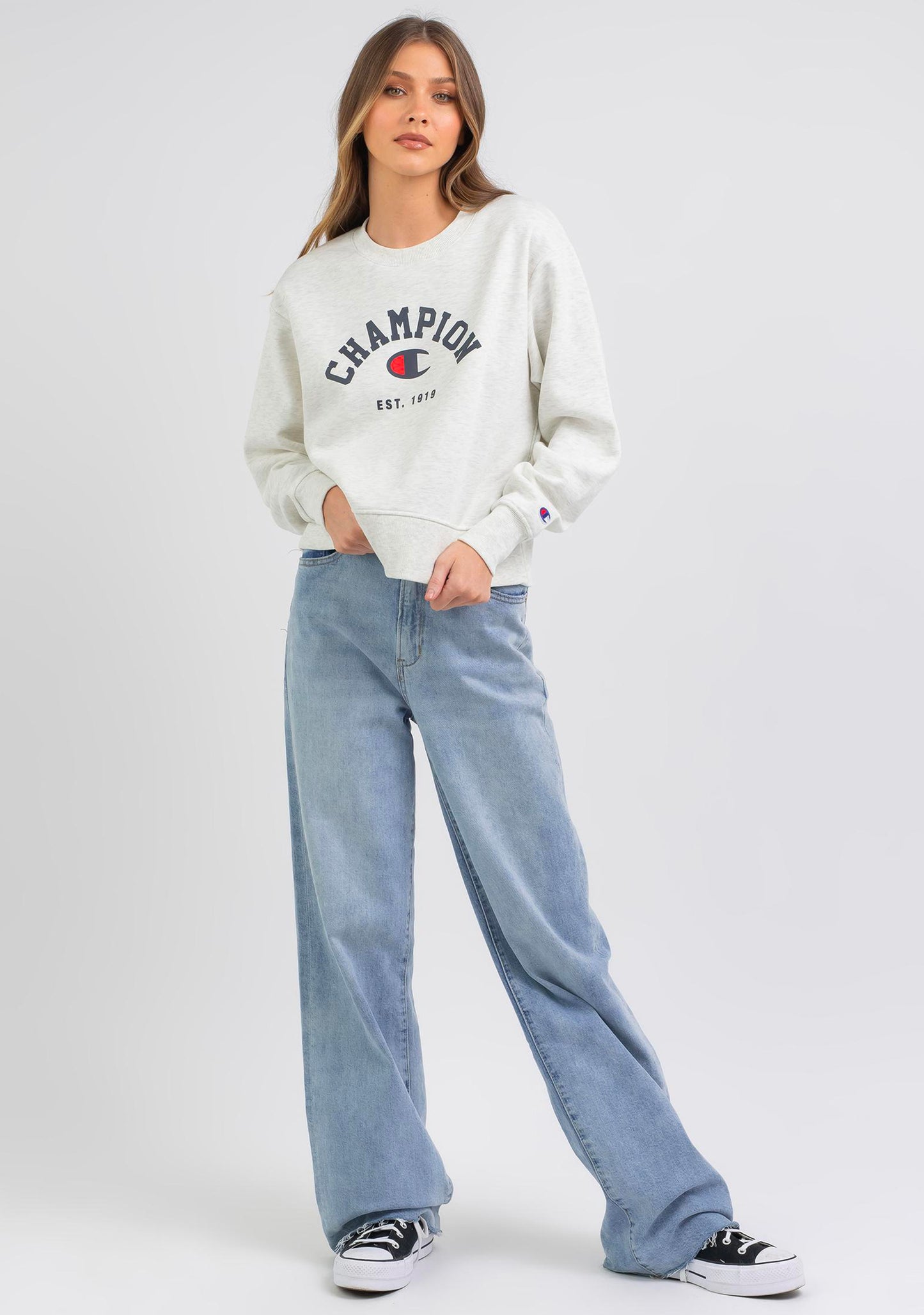 Champion Women's SPS Graphic Crop Pullover
