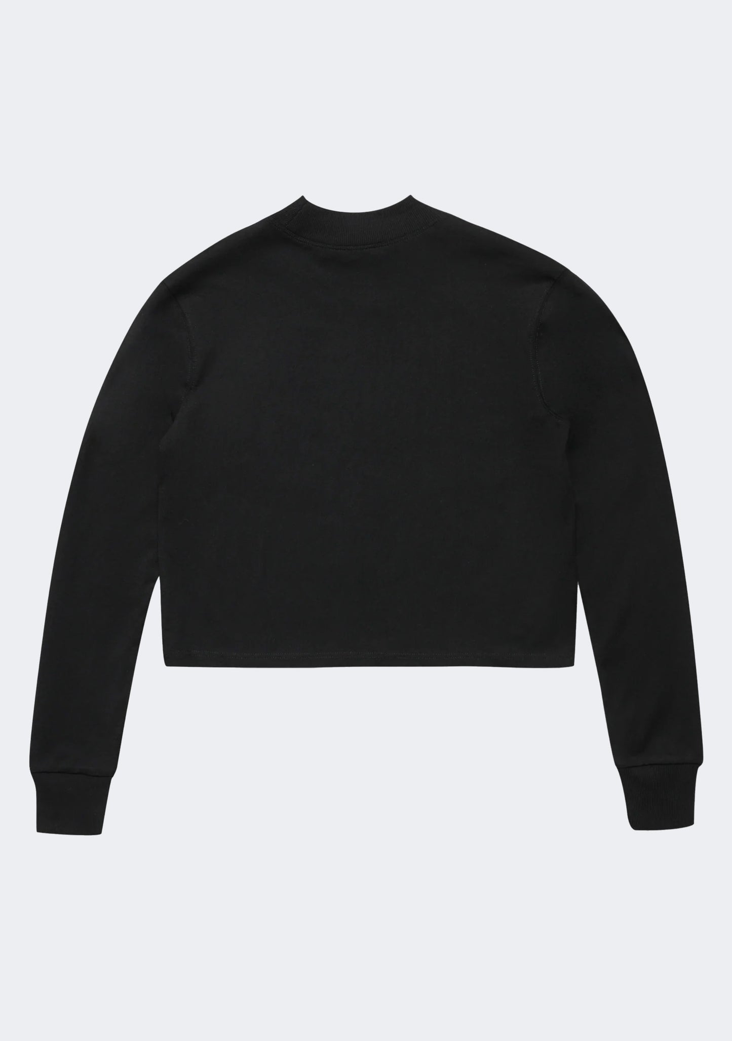 Champion Women's Heritage Mock Long Sleeve Cropped Tee