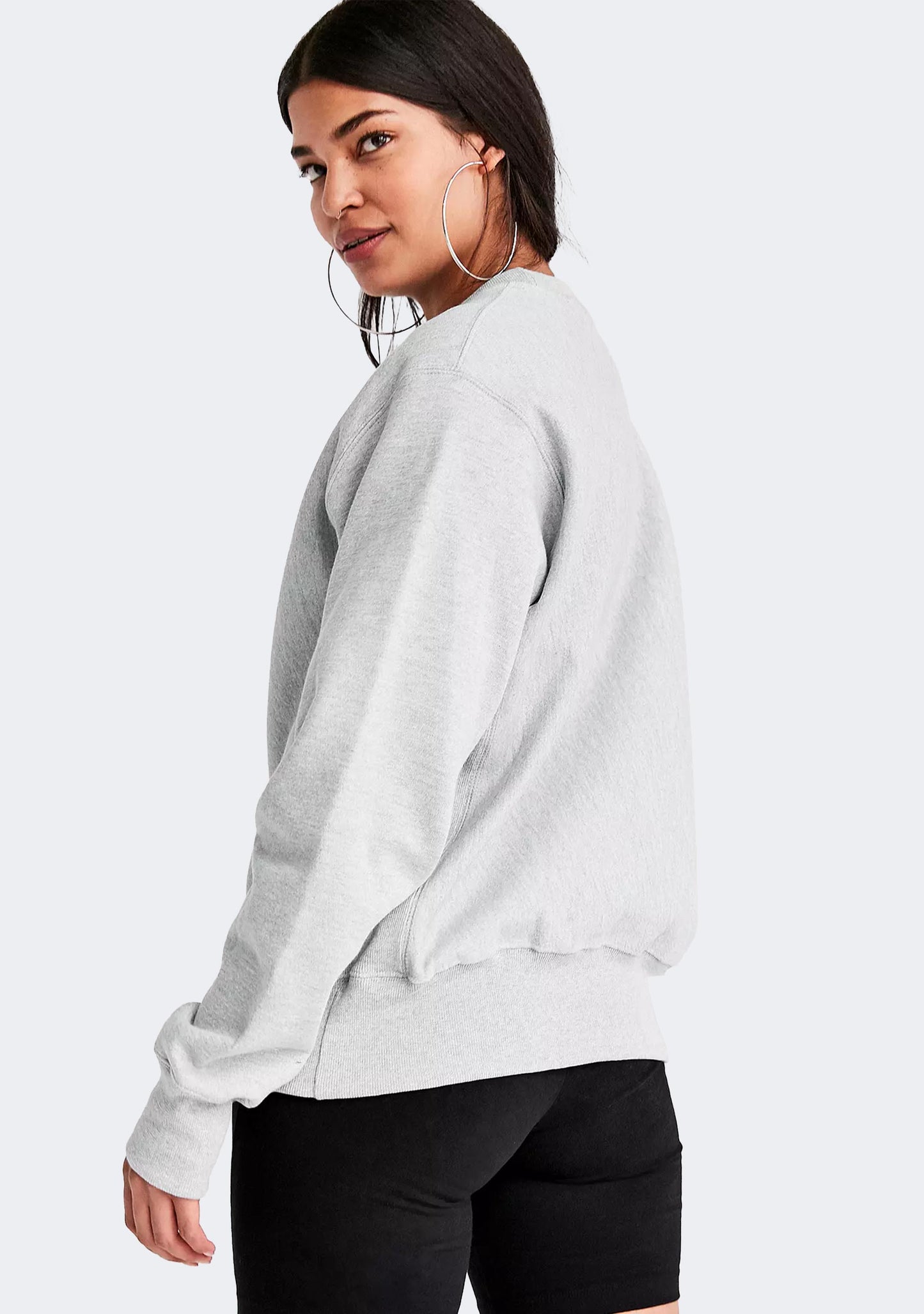 Champion Women’s Reverse Weave Small C Logo Crew