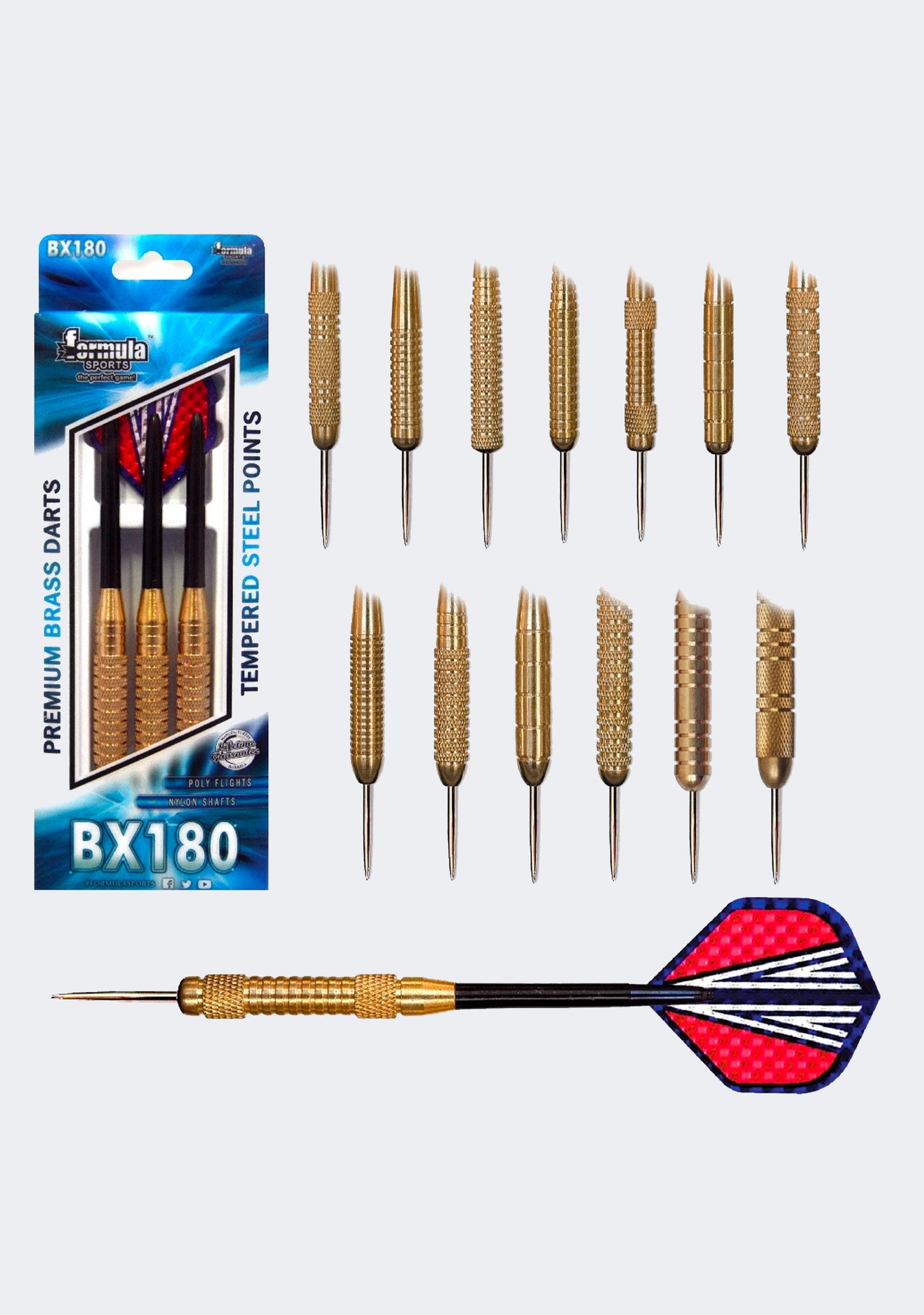 Formula Sports BX180 Premium Brass Darts