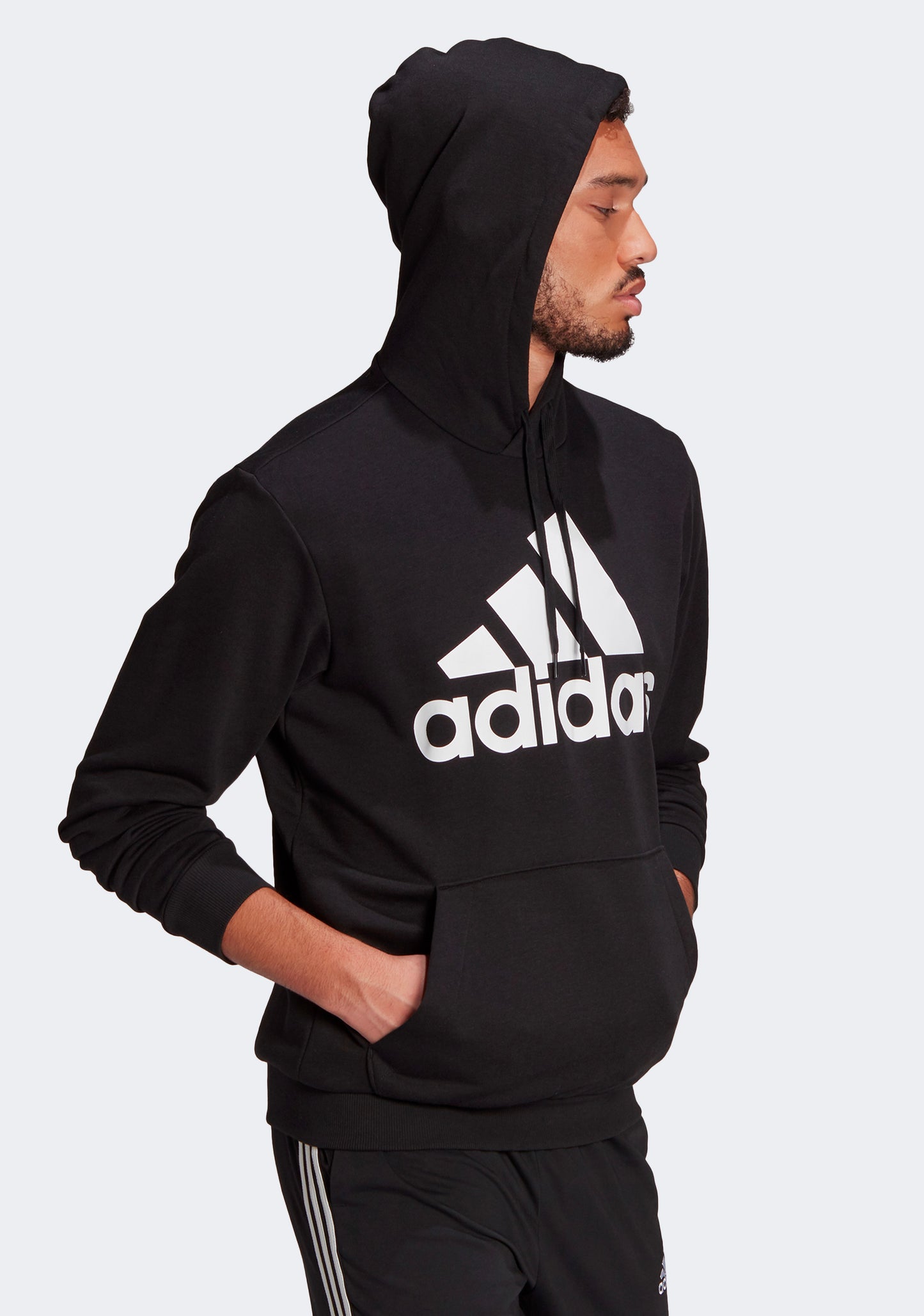 Adidas Men’s Big Logo French Terry Hoodie