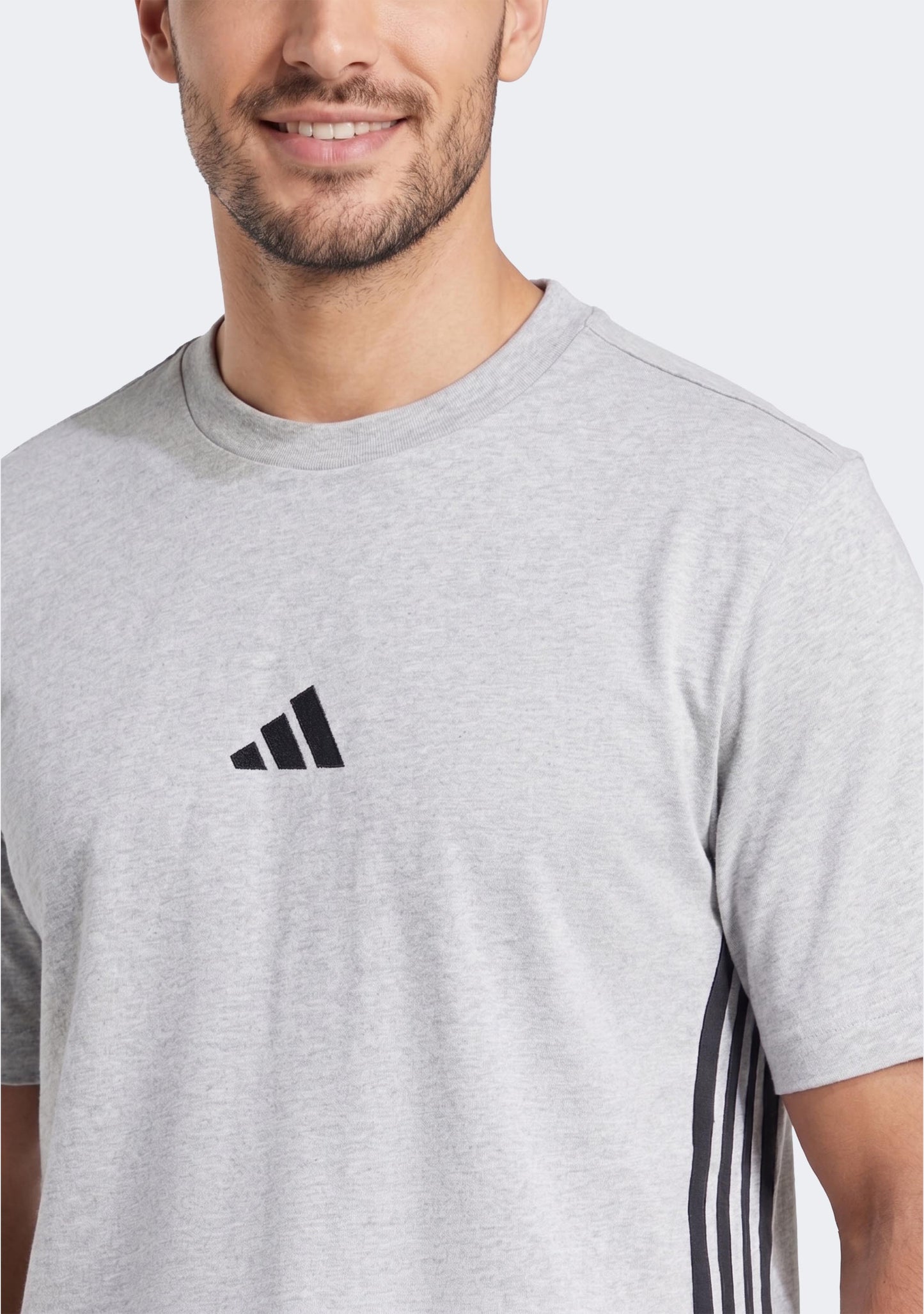 Adidas Men's Essentials 3-Stripes Single Jersey Tee