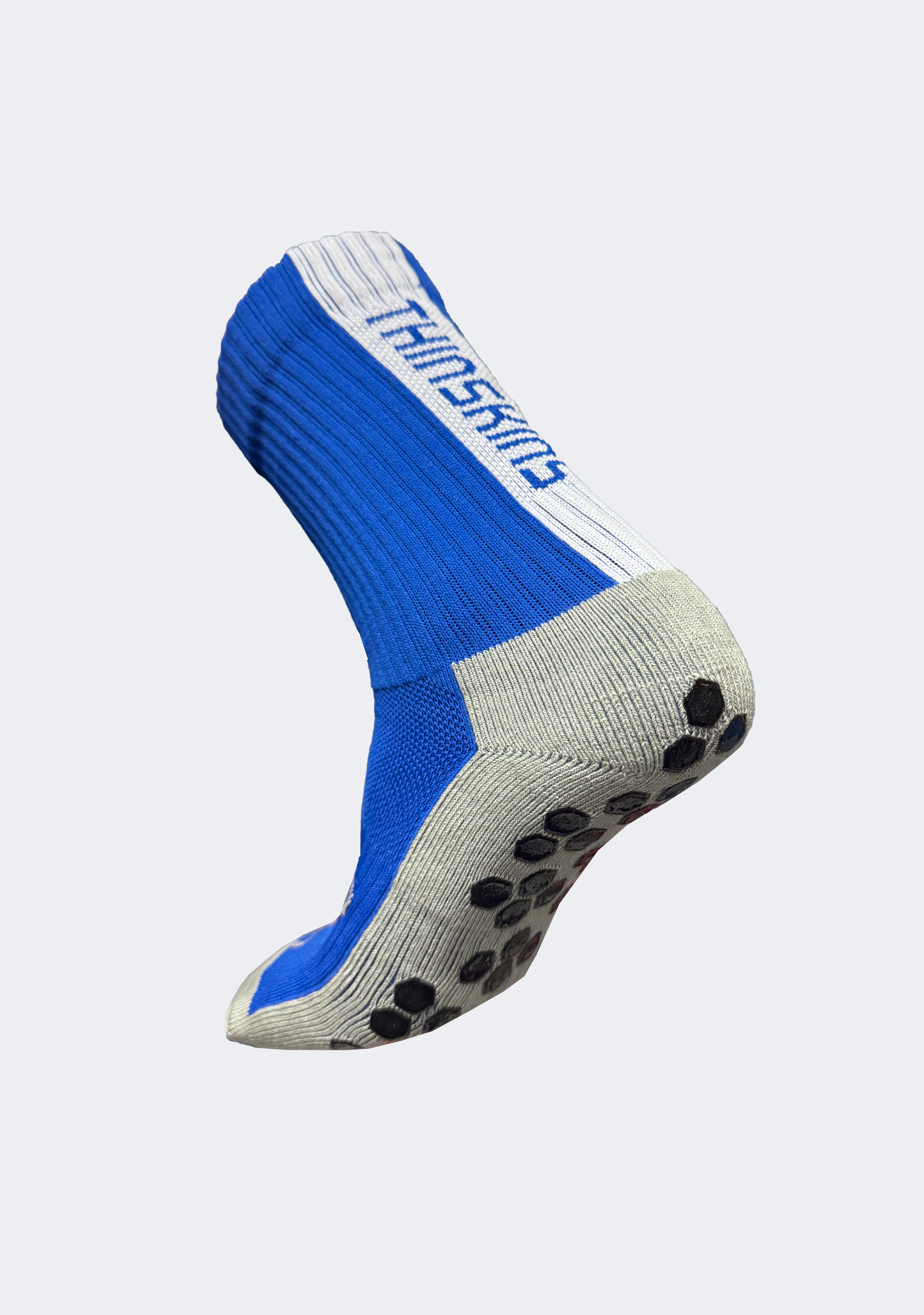 Thin Skins Grip Crew Socks Royal Blue
