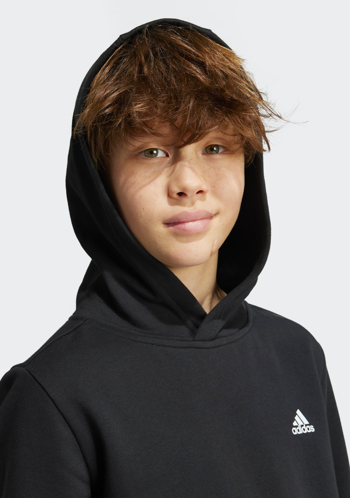 Adidas Kids' Essentials Small Logo Feel Cozy Fleece Hoodie