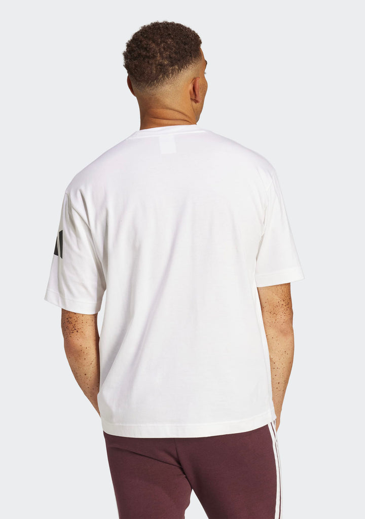 Adidas Men's Essentials Loose Fit 3 Bar Logo Tee