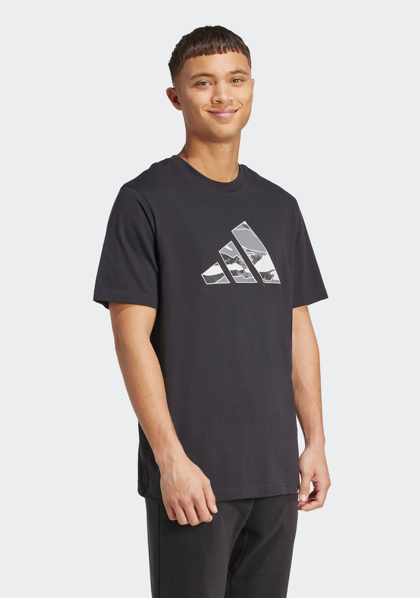 Adidas Men's Camo Logo Graphic Tee