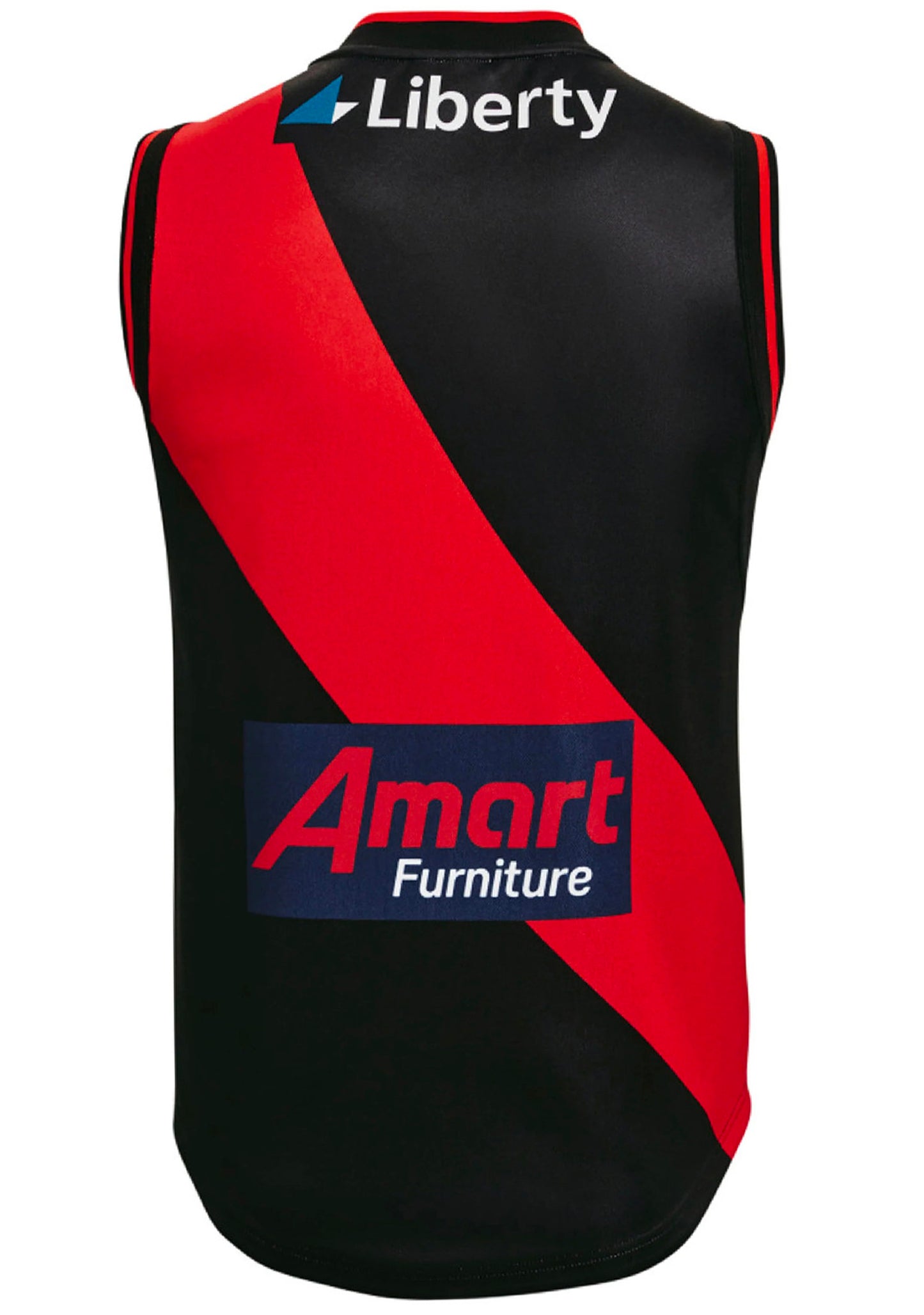 Under Armour Men's Essendon FC 2022 Replica Home Guernsey Black/Red