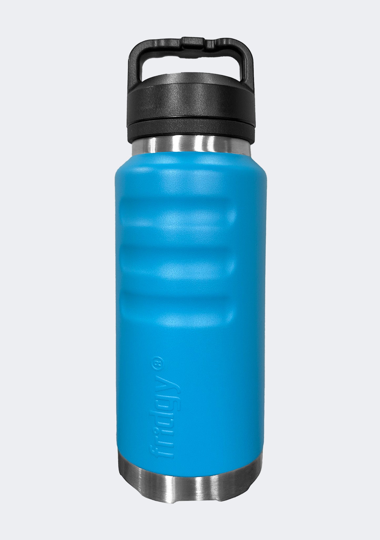 Fridgy 1080mL Grip Range Dual Lid Water Bottle Neon Blue