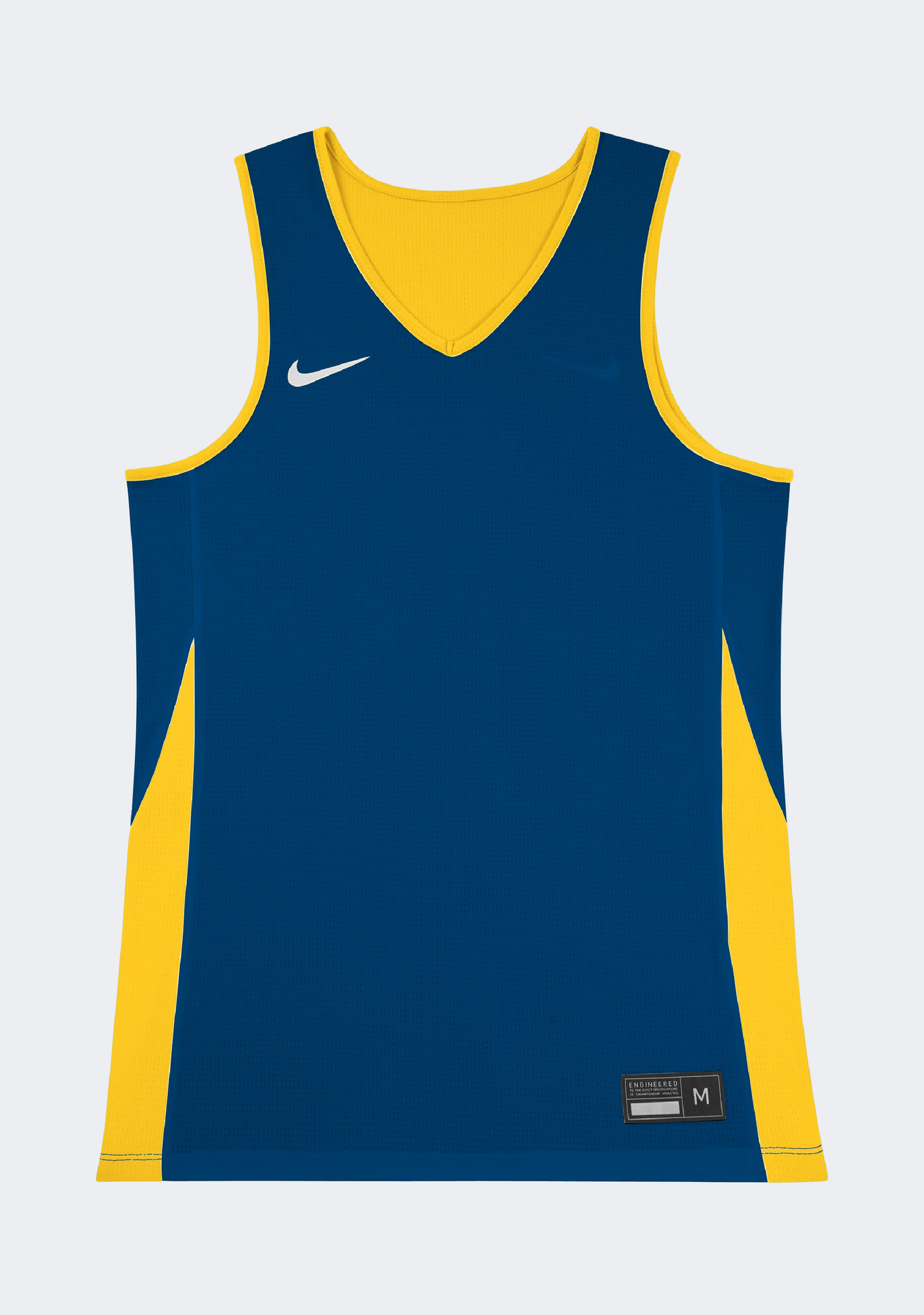 Nike Men's Reversible Basketball Training Jersey - Royal/Yellow