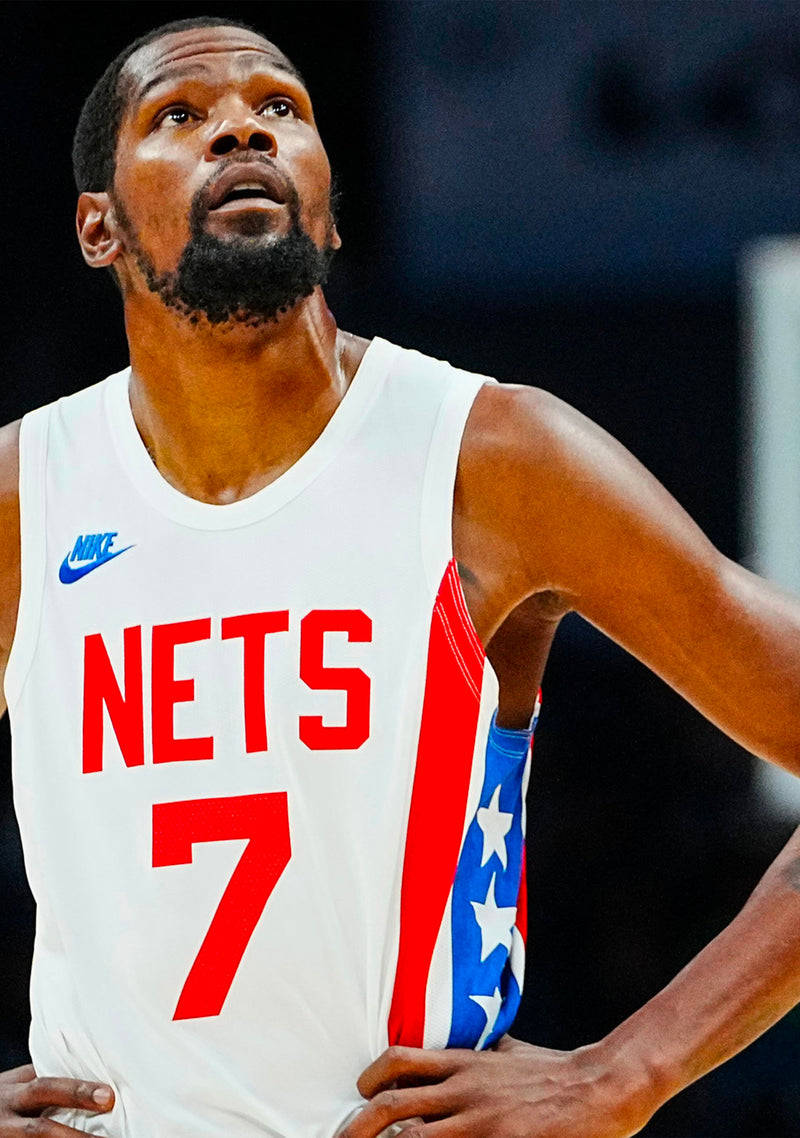 Nike Mens Kevin Durant Brooklyn Nets #7 Dri-FIT NBA Jersey <br> DO9444 101