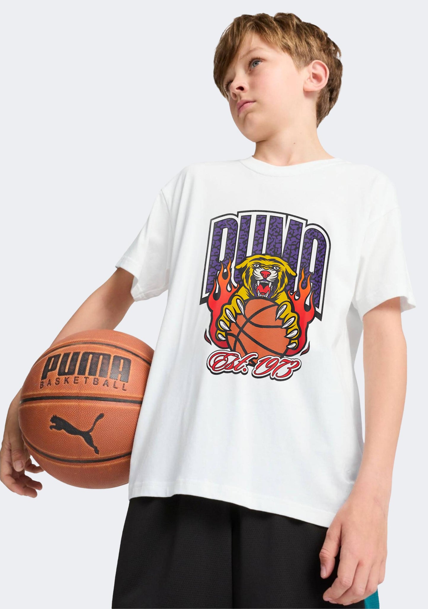Puma Kids' Hoops Graphic Tee