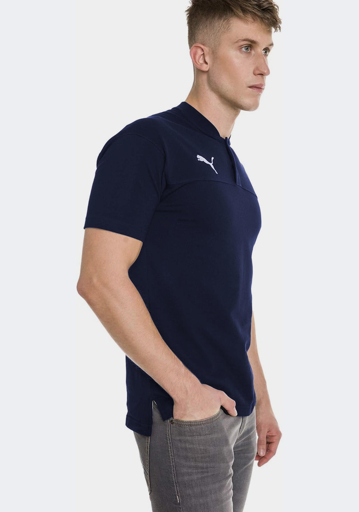 Puma Men’s Liga Cup Casual Polo Navy