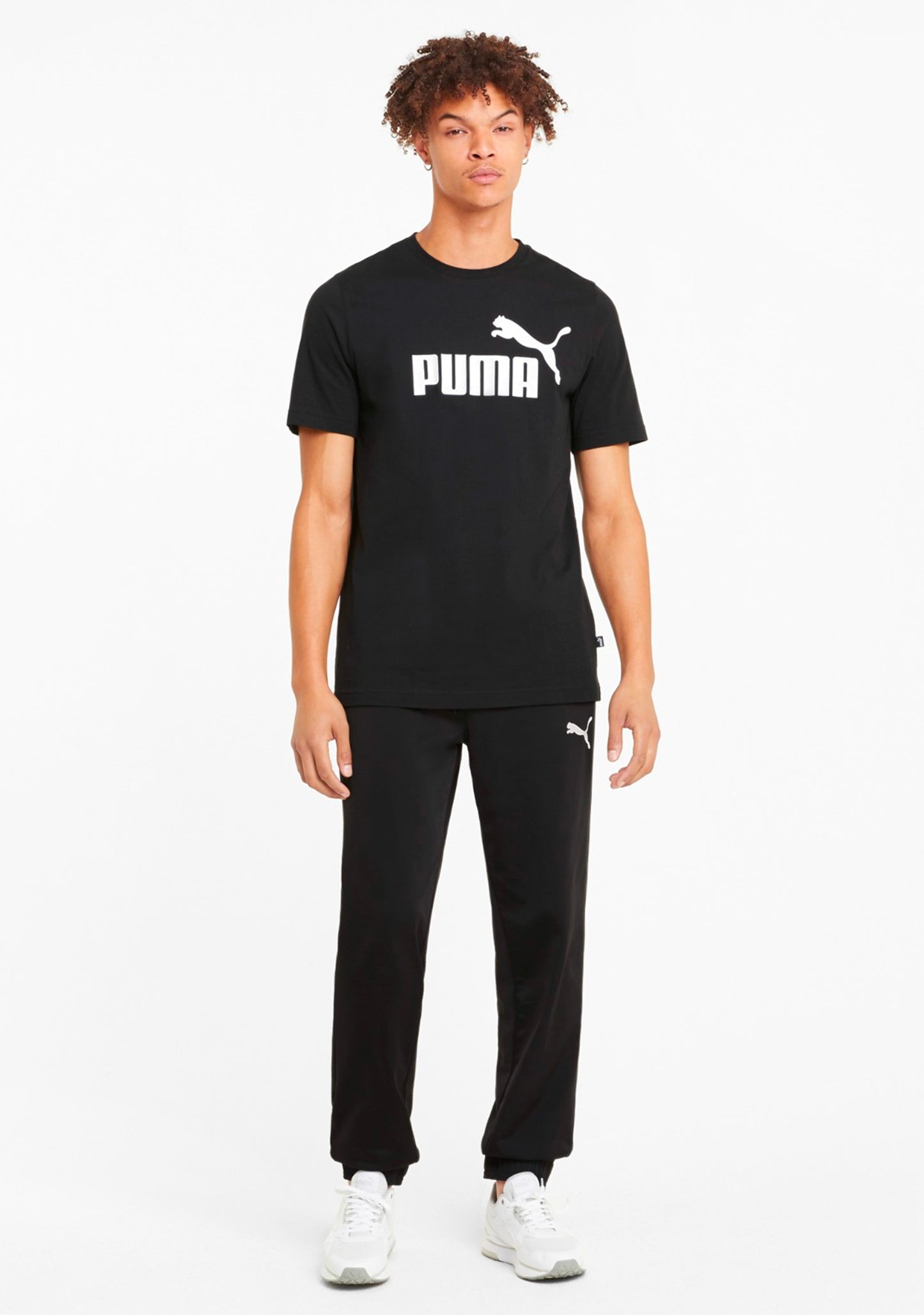 Puma Men’s Essential Logo Tee Black