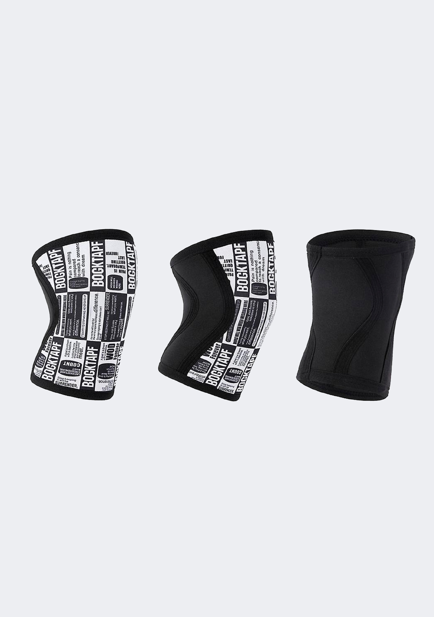 Rocktape Assassins Knee Sleeve 7mm Thick White Manifesto