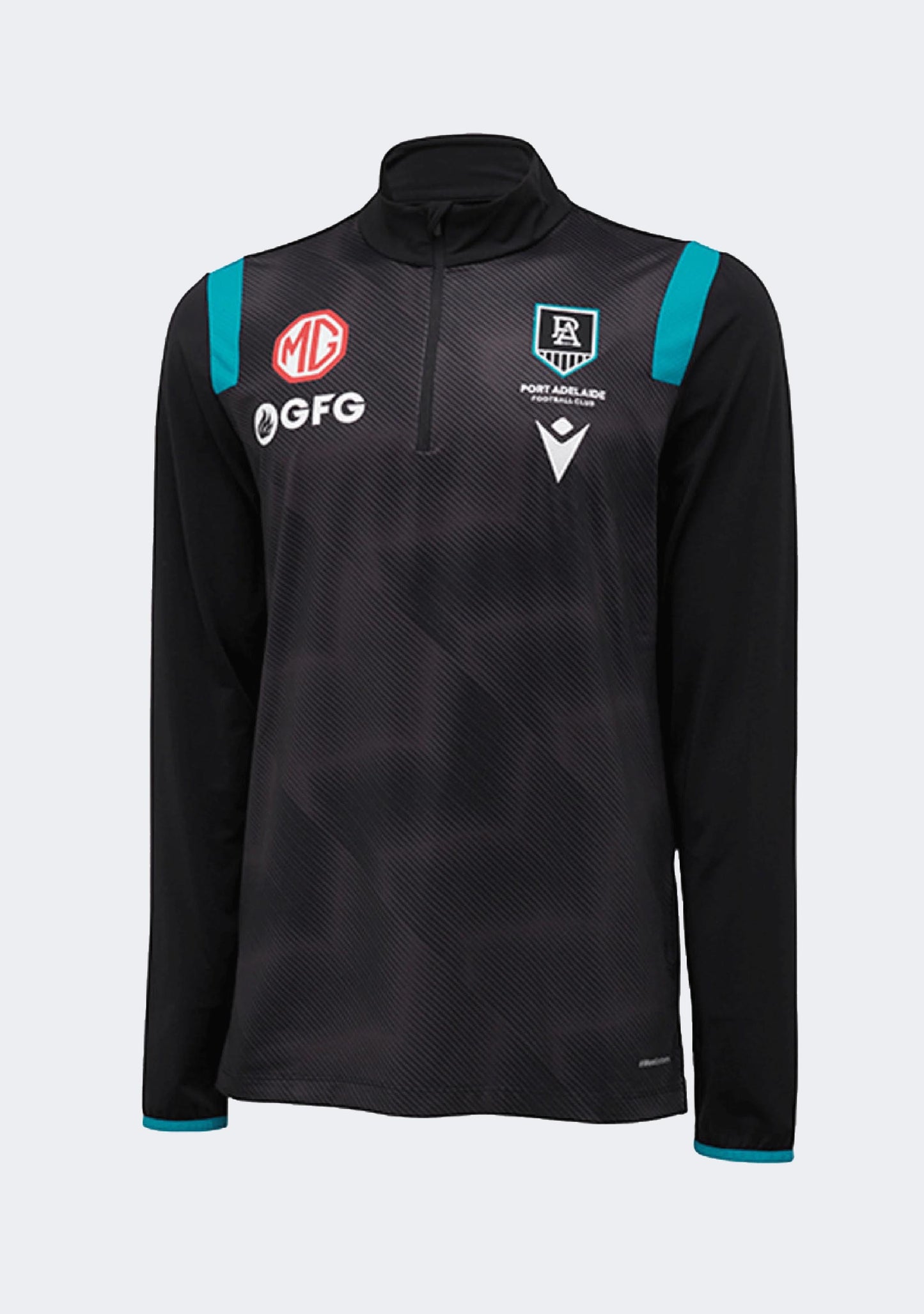 Macron Men's Port Adelaide 2022 1/4 Zip Training Top