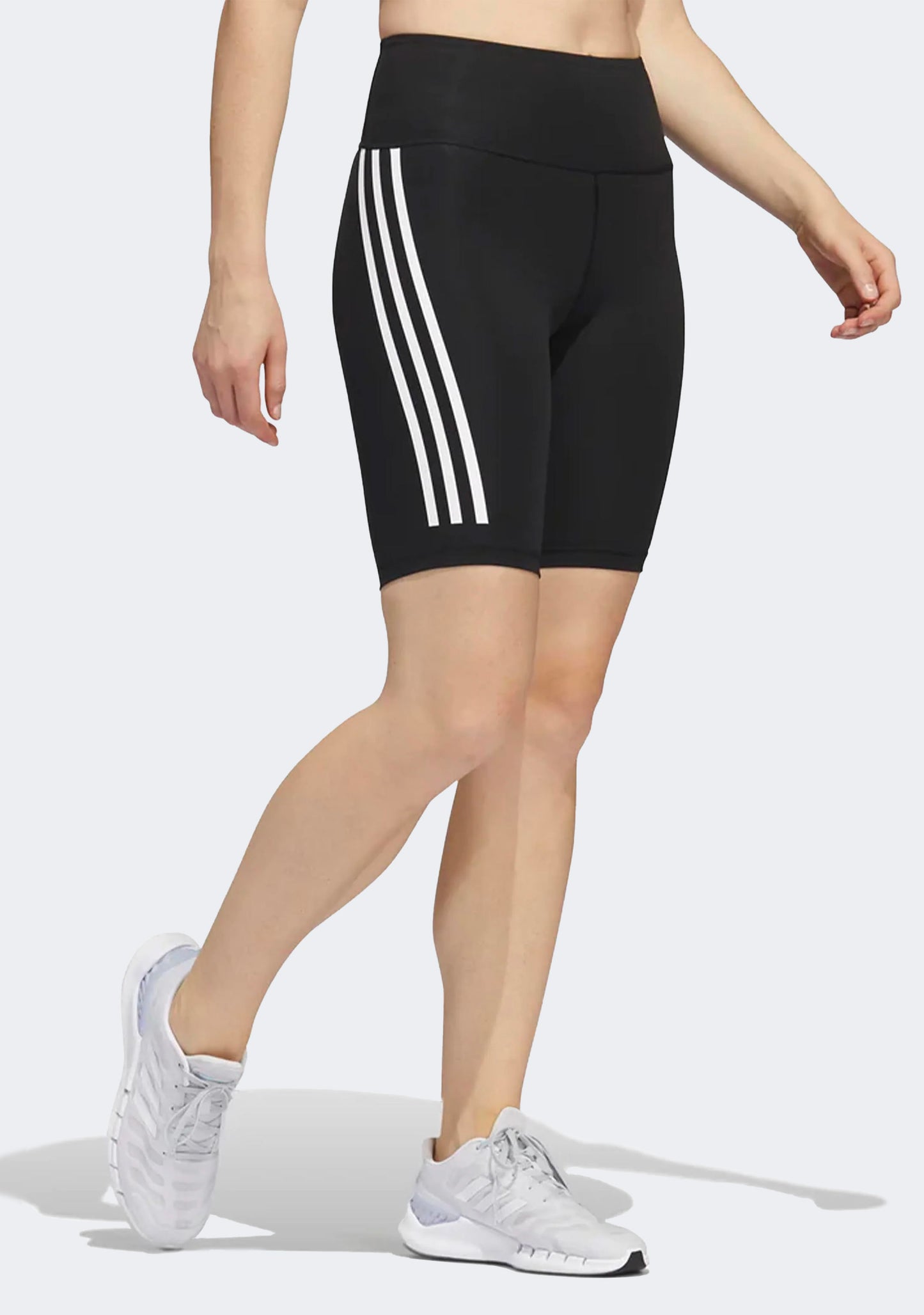 Adidas Women's Optime Trainicons 3-Stripes Bike Short Leggings