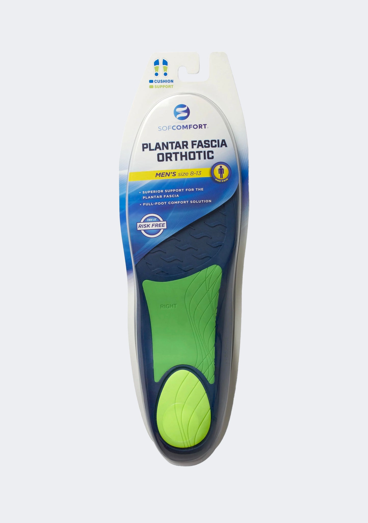 Sof Comfort Men's Plantar Fascia Orthotic