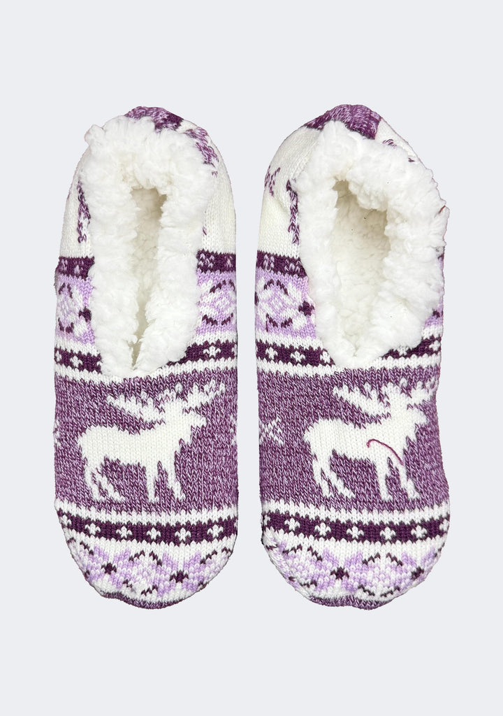 Sofsole Women's Fireside Cozy Slipper Socks Winterbloom
