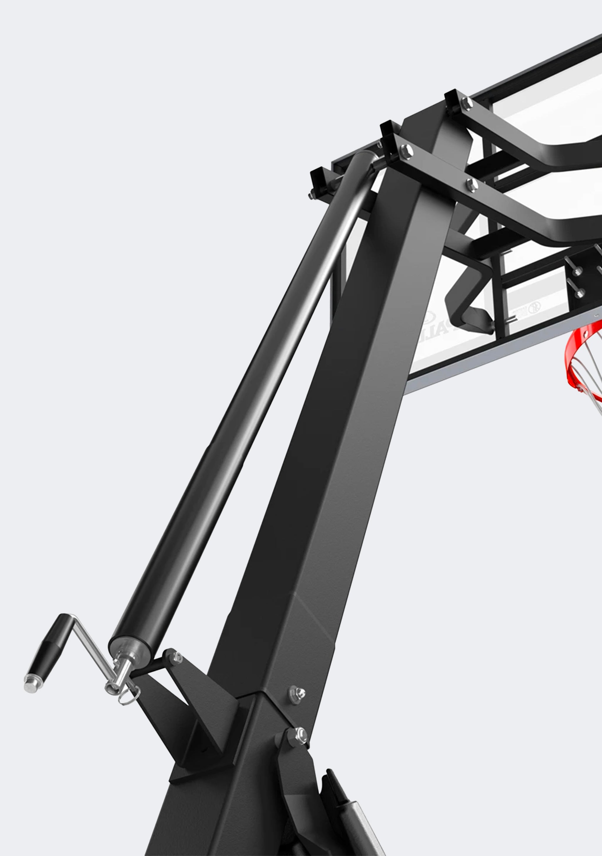 Spalding 54 Inch The Beast Glass Basketball System