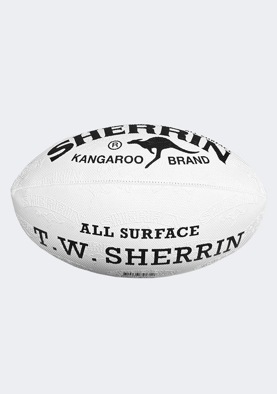 Sherrin KB Match All Surface AFL Ball White