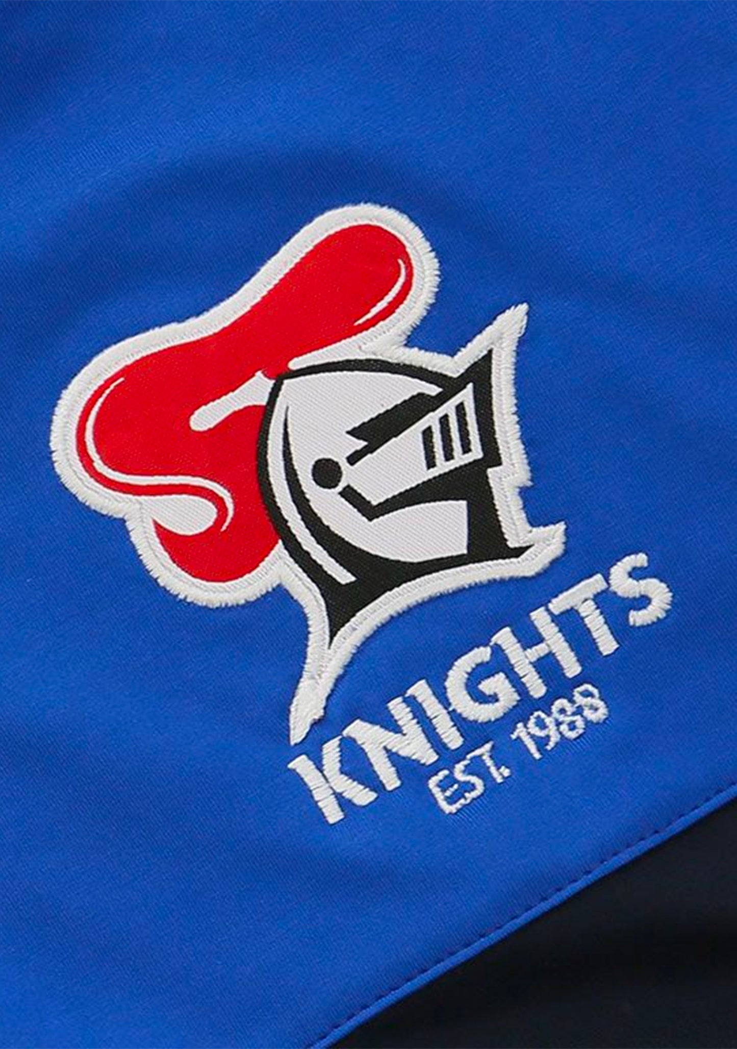 O'Neills Newcastle Knights Men's Severn Brushed Full Zip Lightweight Travel Jacket Marine-Royal-Red
