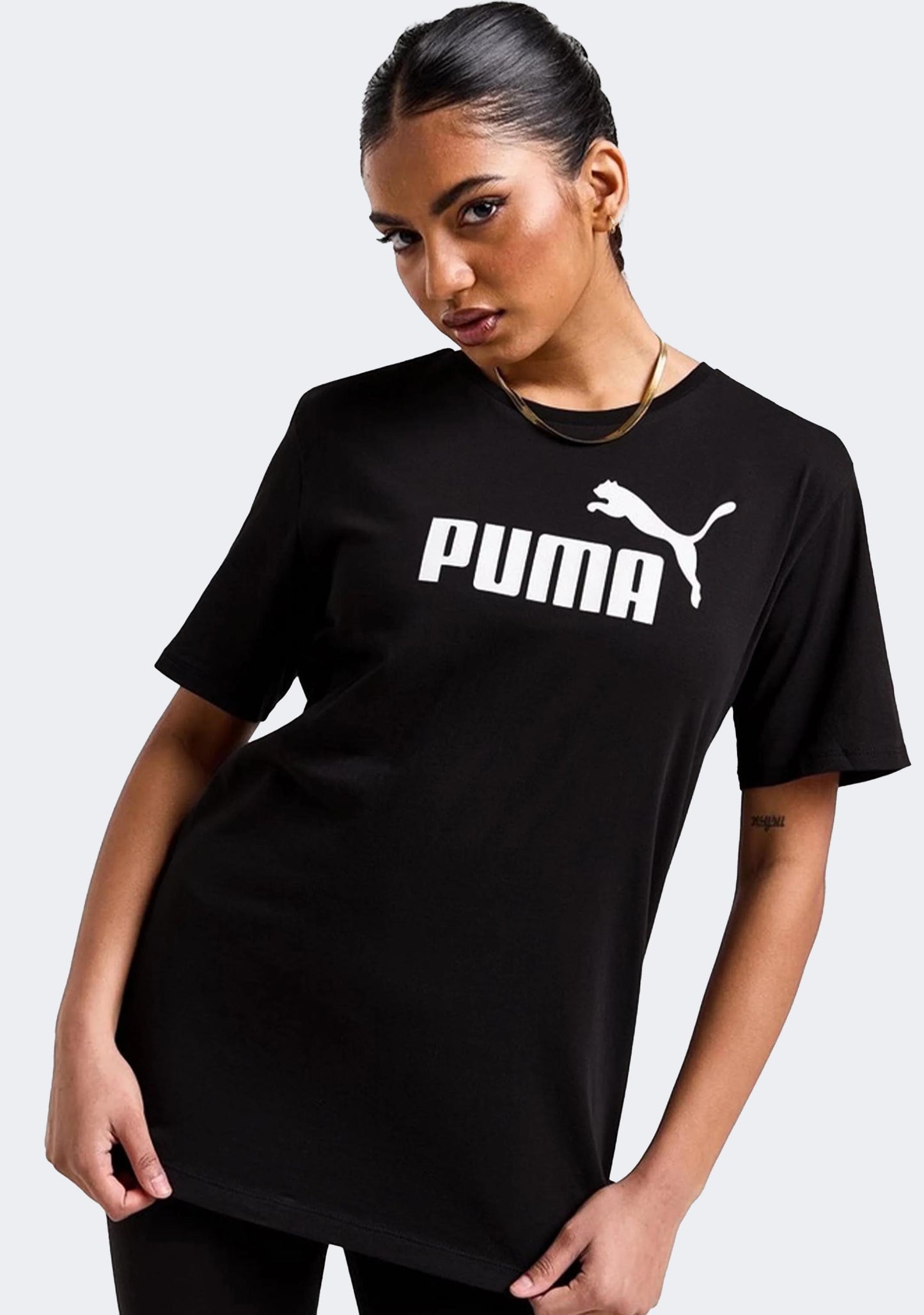 Puma Women's Essentials Logo Boyfriend Tee