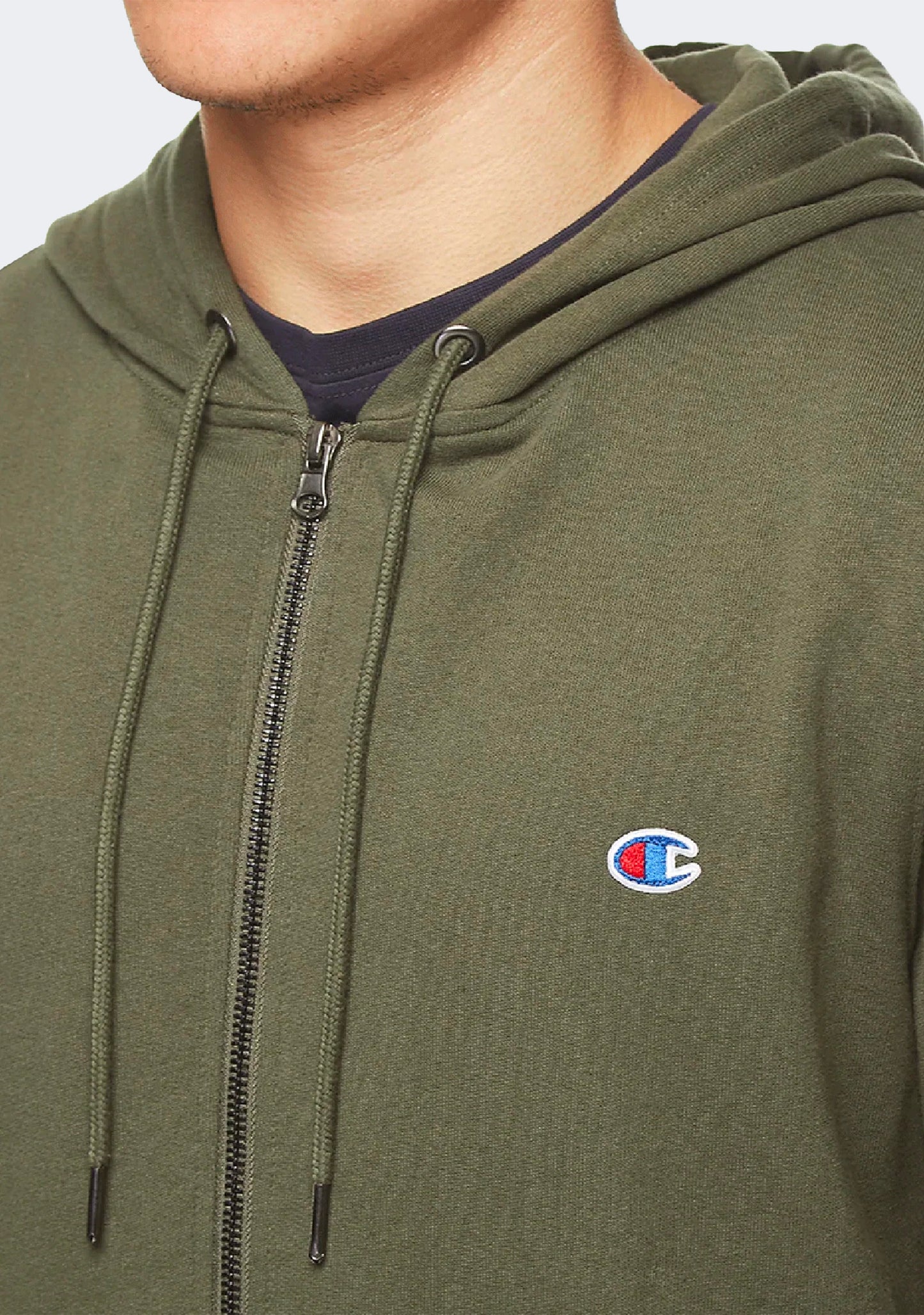 Champion Men's C Logo Zip Hoodie