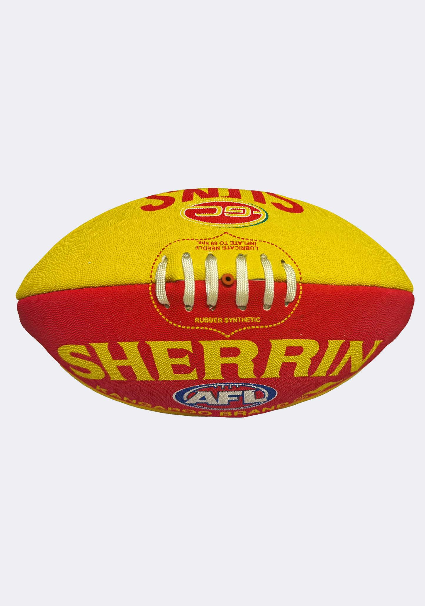 Sherrin Gold Coast Suns Rubber Synthetic Footy