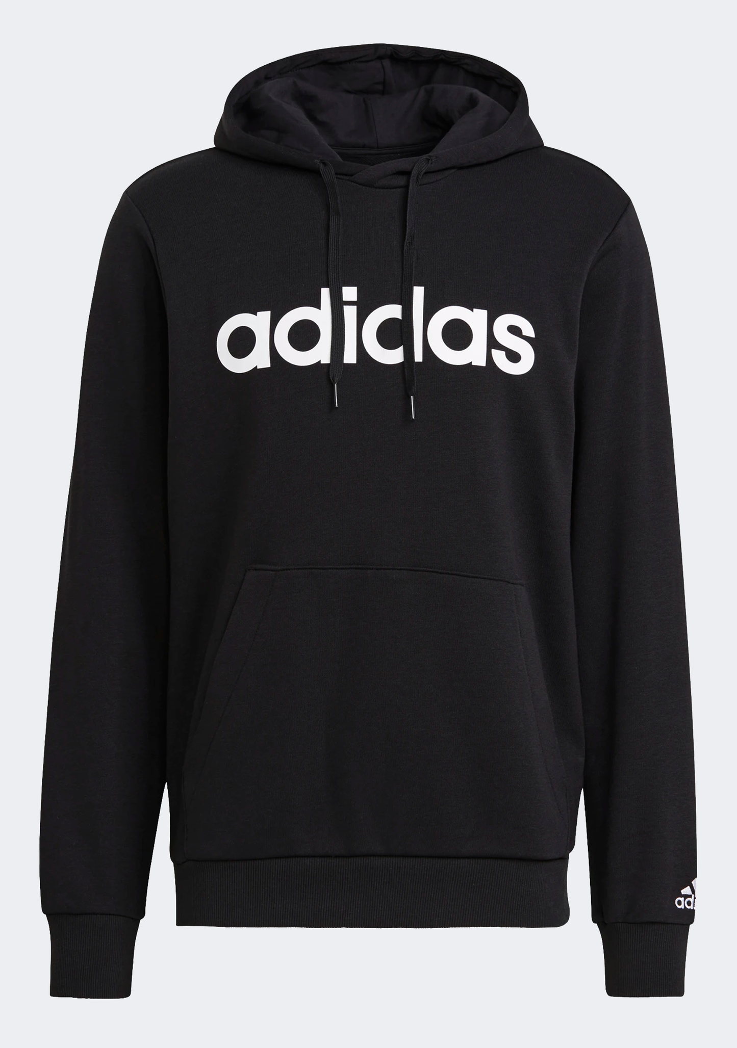Adidas Mens Linear Logo Full Length Hoodie