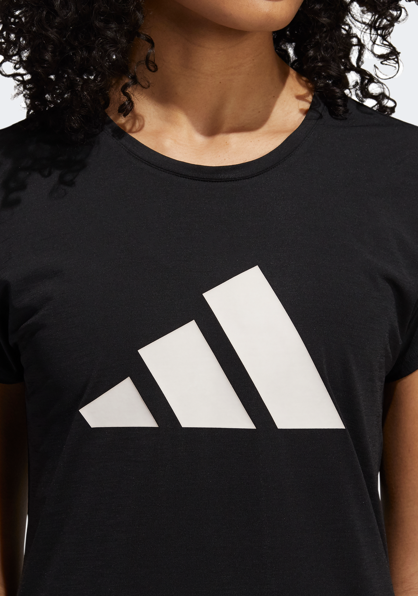 ADIDAS WOMENS 3 STRIPE TRAINING TEE