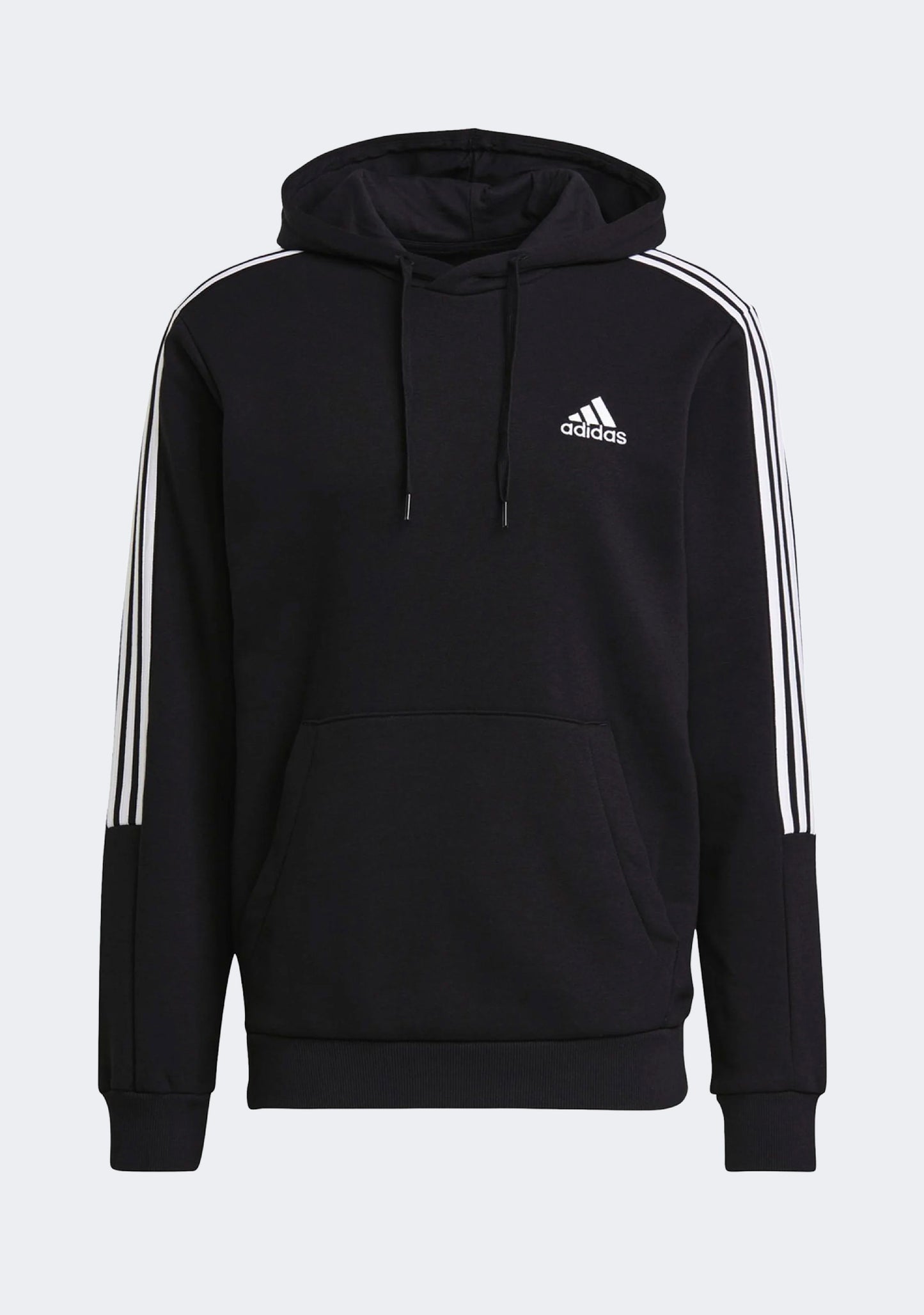Adidas Men’s Essentials Fleece Cut 3 Stripes Hoodie