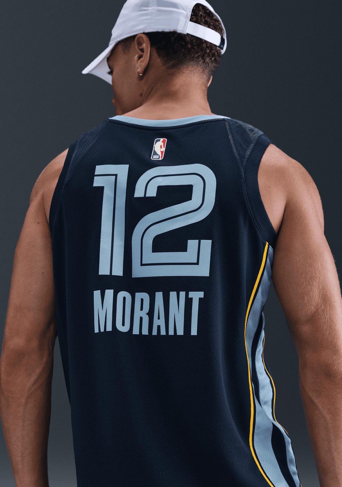 Nike Men's Memphis Grizzlies 22/23 Ja Morant Icon Edition Swingman NBA Jersey