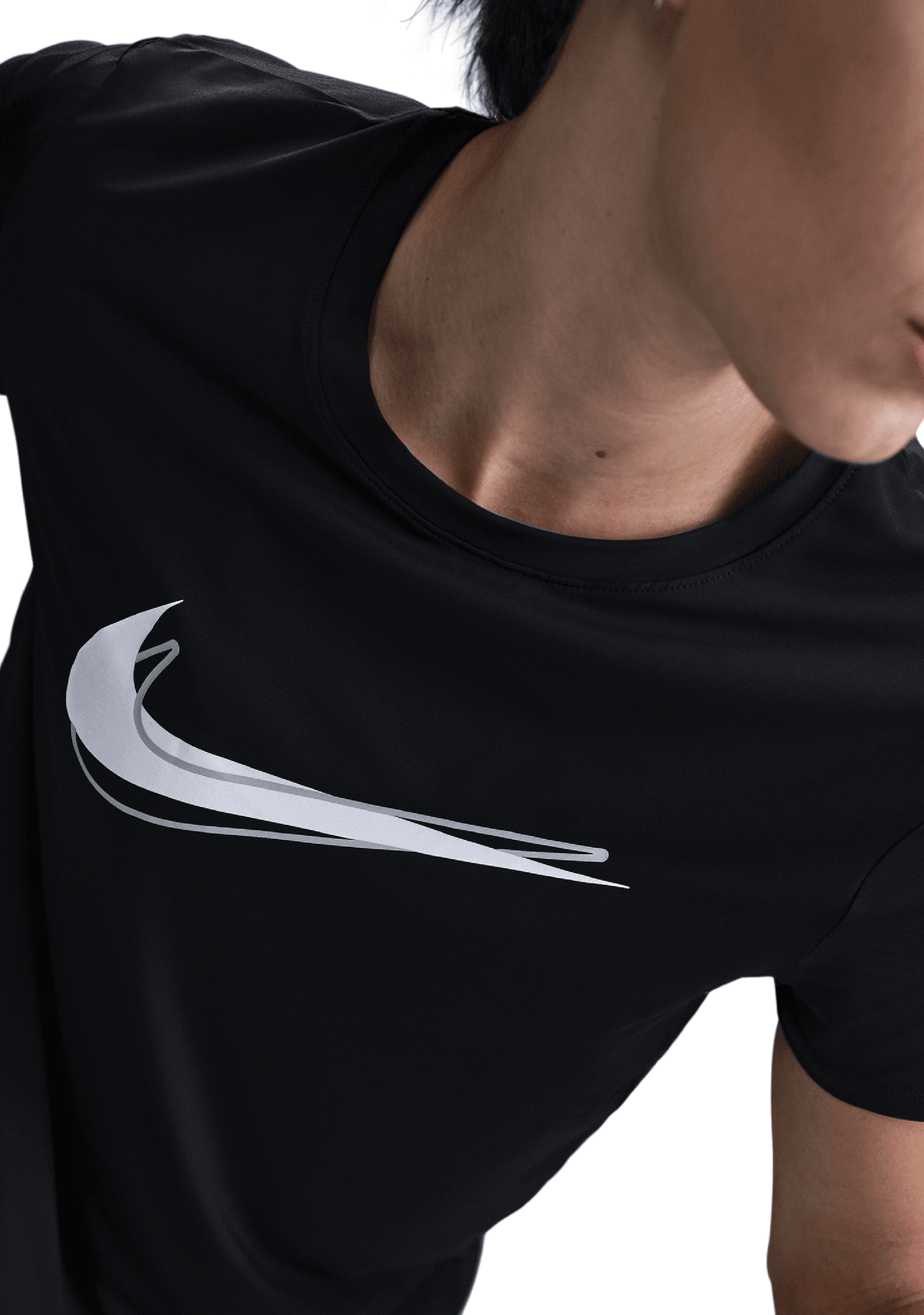 Nike Women's One Swoosh Dri-FIT Short-Sleeve Running Top