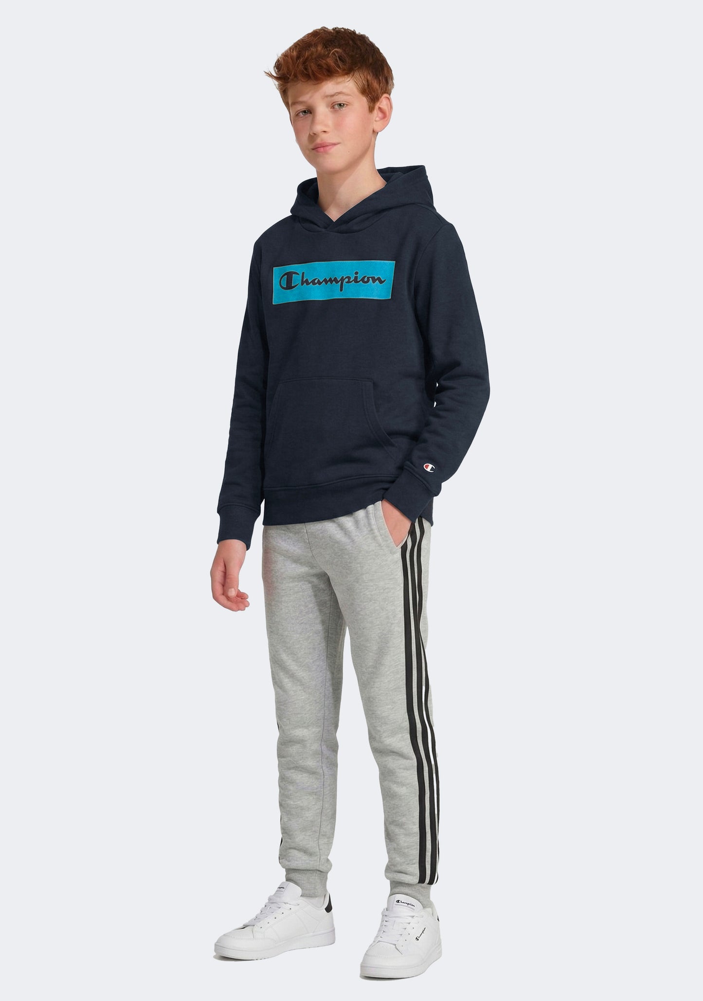 Champion Boys' EU Flockbox Hoodie